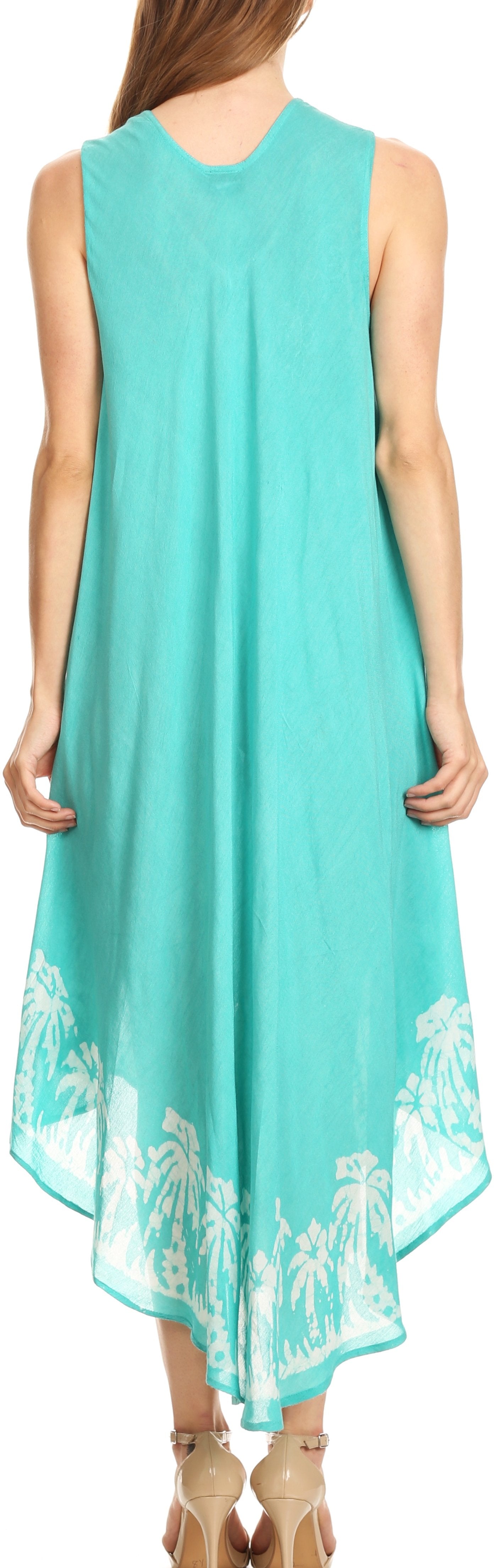 Sakkas Sundari Caftan Tank Dress / Cover Up - Concordia Style Boutique