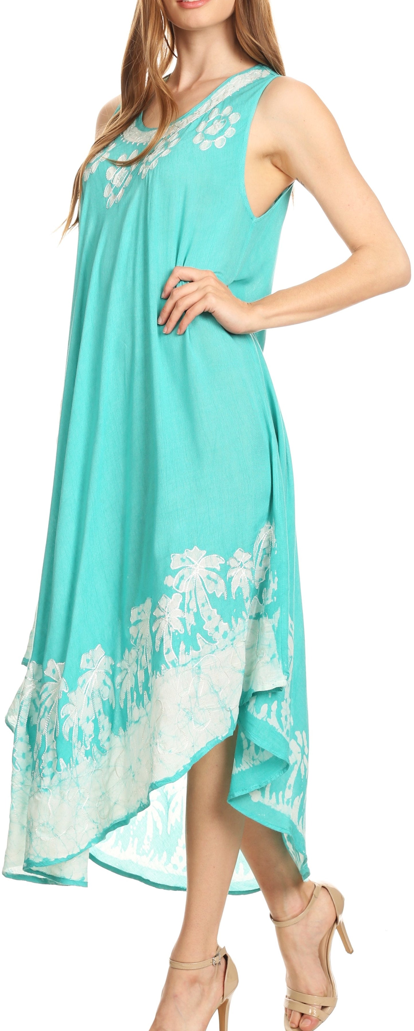 Sakkas Sundari Caftan Tank Dress / Cover Up - Concordia Style Boutique