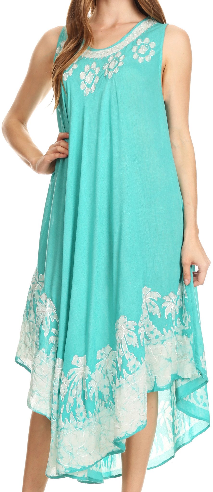 Sakkas Sundari Caftan Tank Dress / Cover Up - Concordia Style Boutique