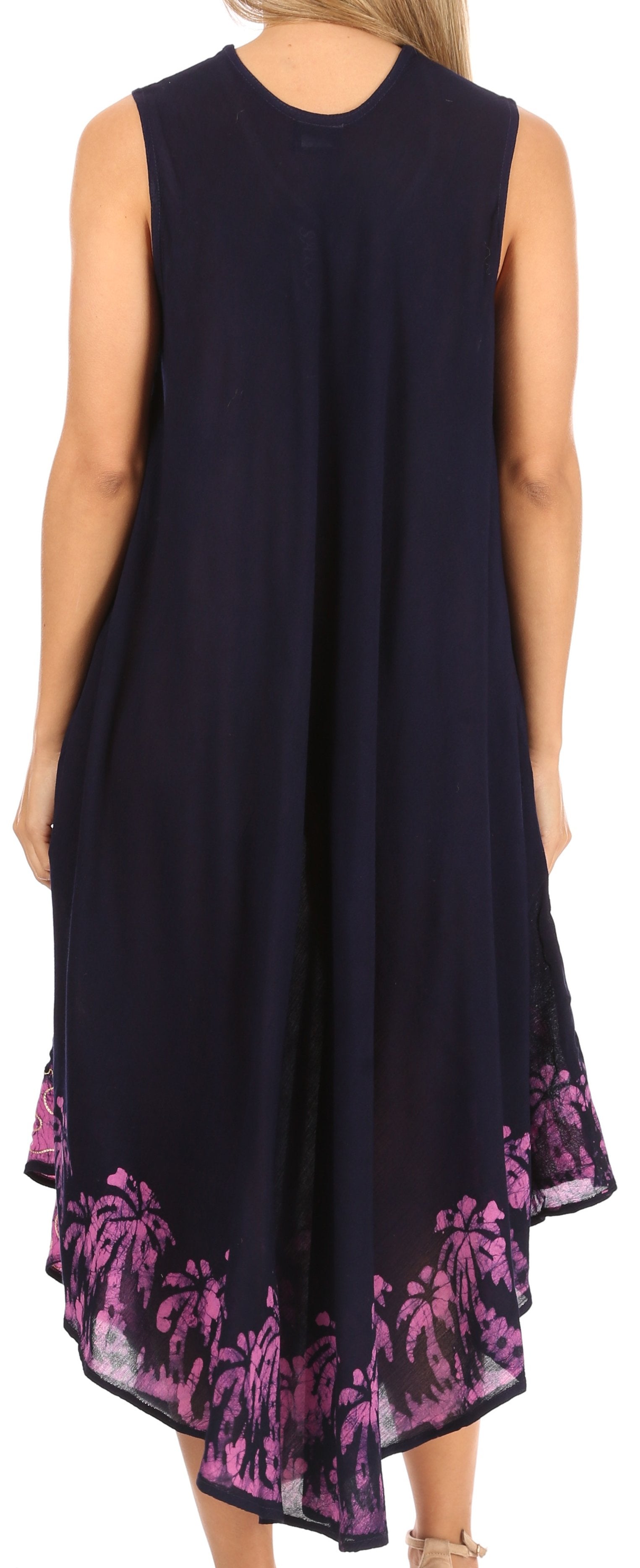 Sakkas Sundari Caftan Tank Dress / Cover Up - Concordia Style Boutique