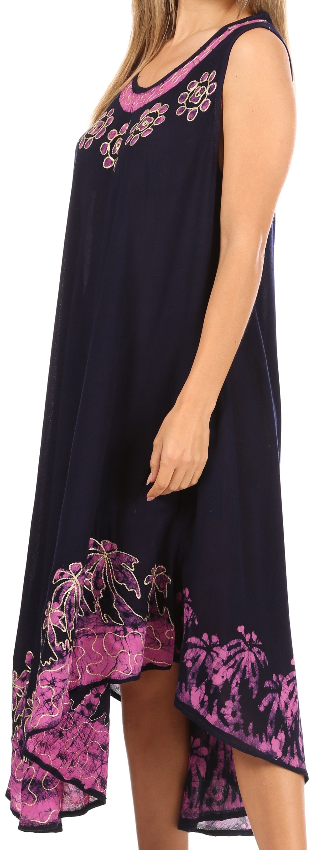 Sakkas Sundari Caftan Tank Dress / Cover Up - Concordia Style Boutique