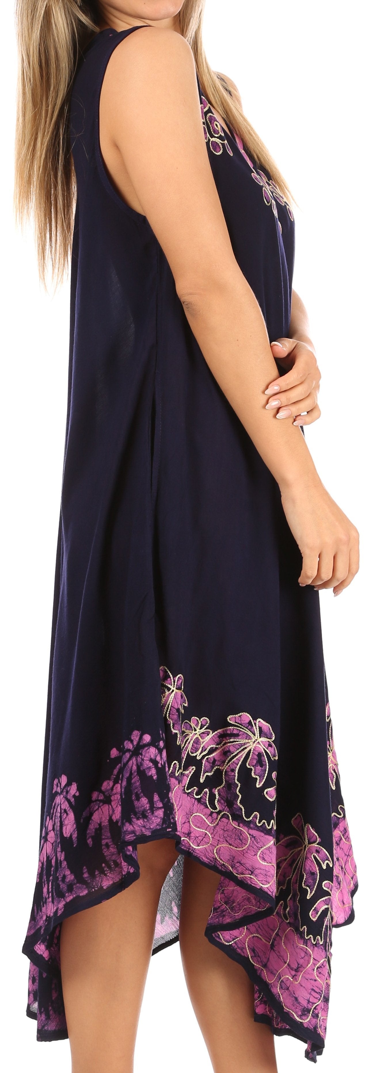 Sakkas Sundari Caftan Tank Dress / Cover Up - Concordia Style Boutique