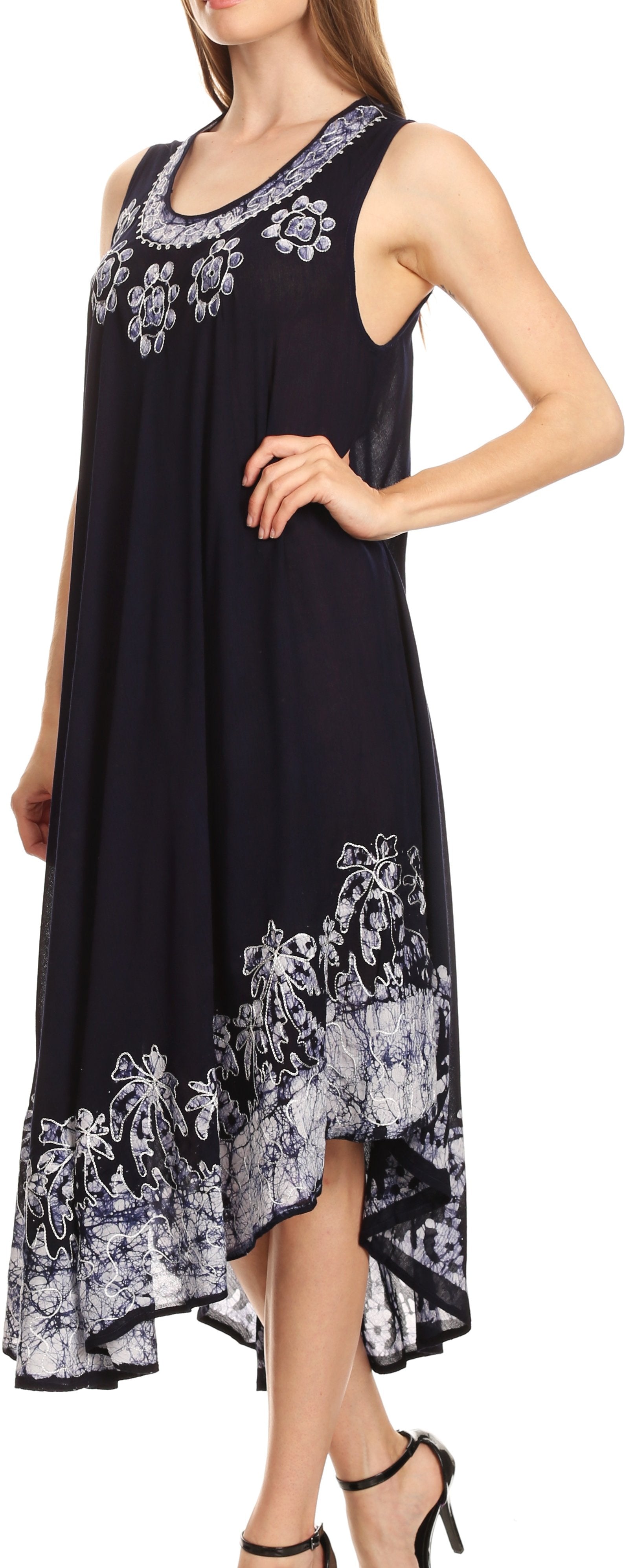 Sakkas Sundari Caftan Tank Dress / Cover Up - Concordia Style Boutique