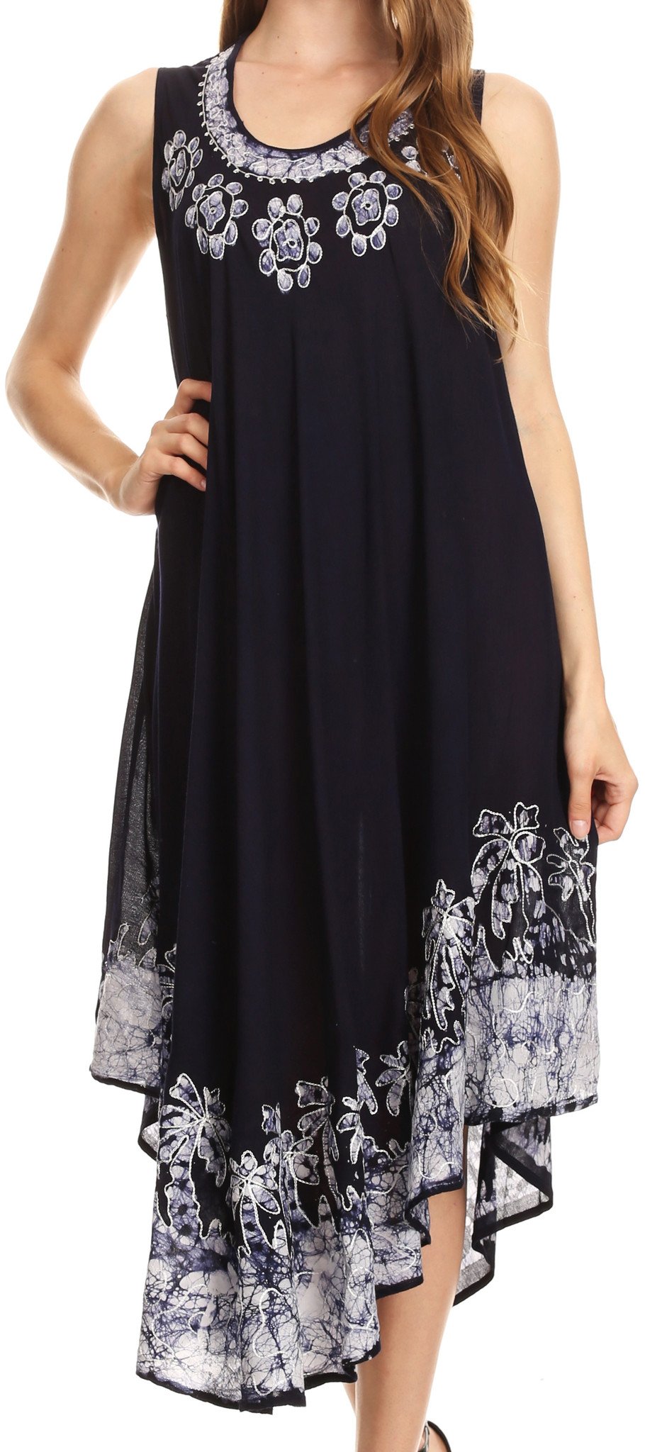 Sakkas Sundari Caftan Tank Dress / Cover Up - Concordia Style Boutique