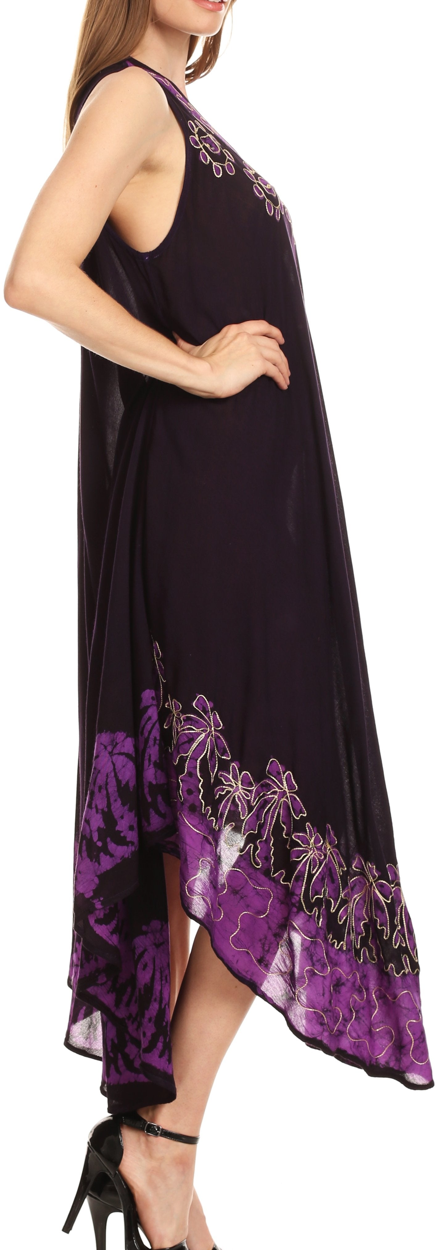 Sakkas Sundari Caftan Tank Dress / Cover Up - Concordia Style Boutique