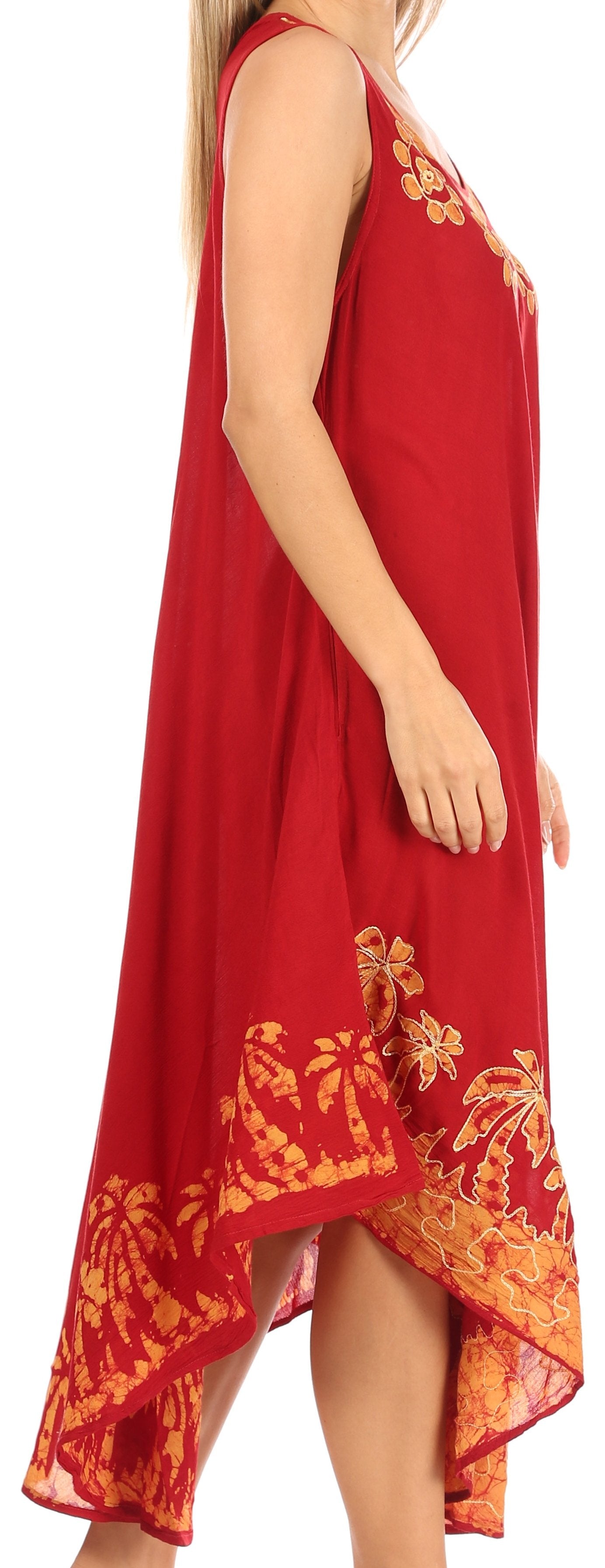 Sakkas Sundari Caftan Tank Dress / Cover Up - Concordia Style Boutique