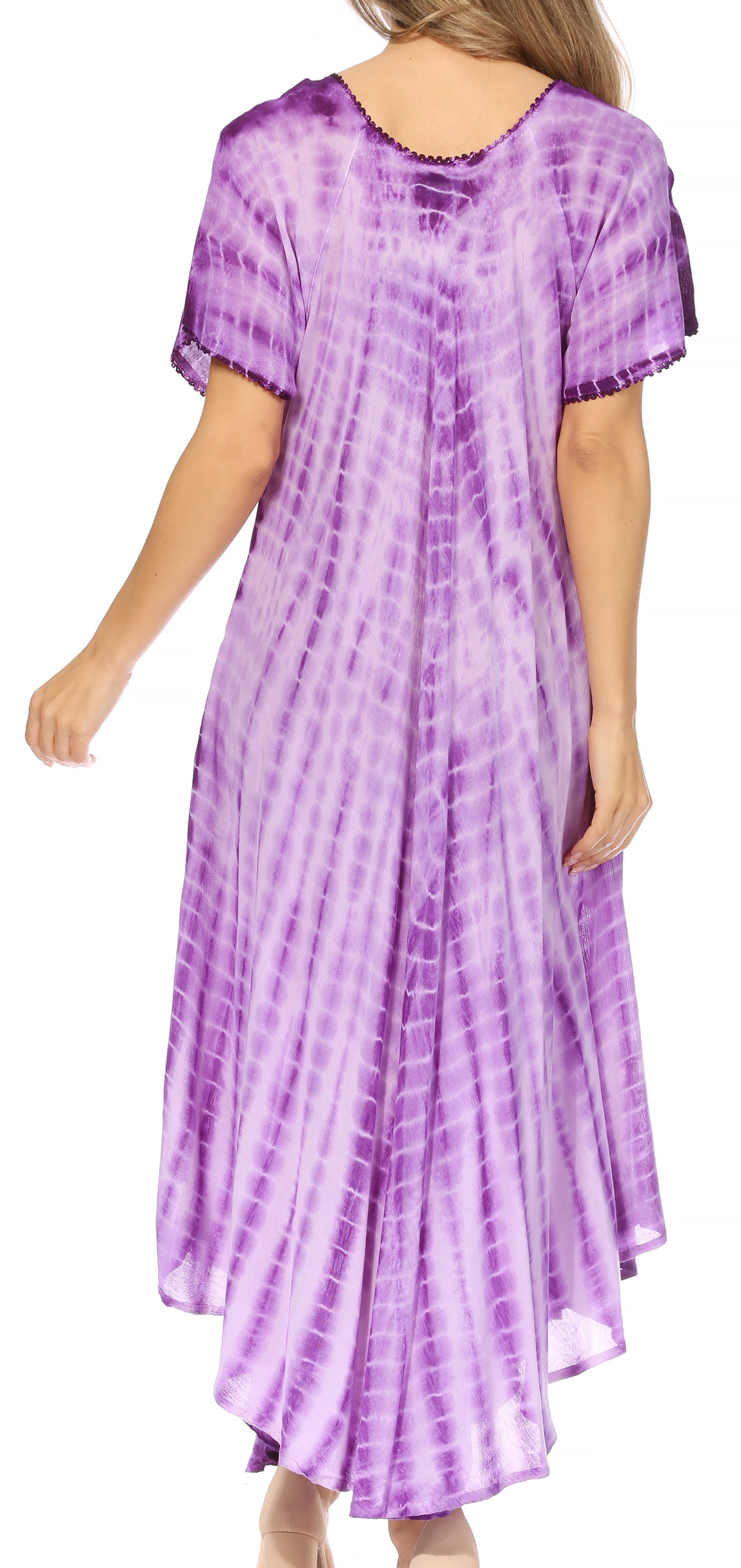 Sakkas Melika Tie Dye Caftan Dress - Concordia Style Boutique