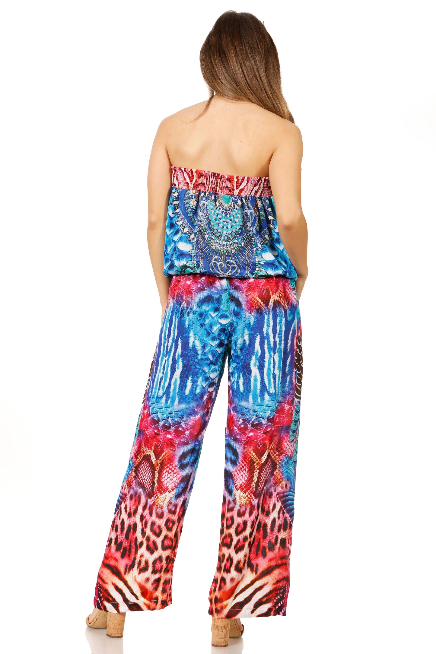 Sakkas Esha Women's Loose Sleeveless Floral Print Boho Casual Summer w/Pockets - Concordia Style Boutique