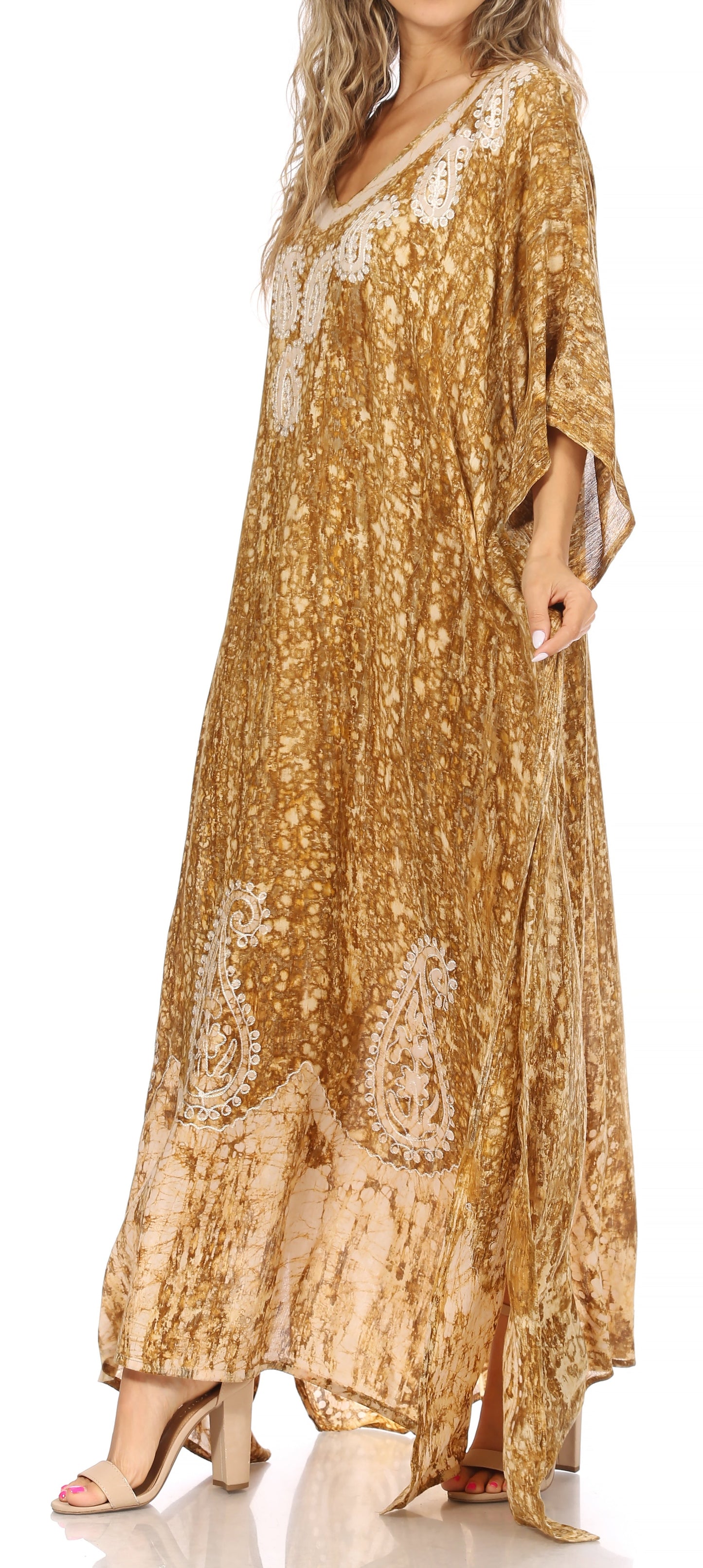 Sakkas Tacy Women's Boho Summer Maxi Dress for Casual or Lounge Wear - Concordia Style Boutique