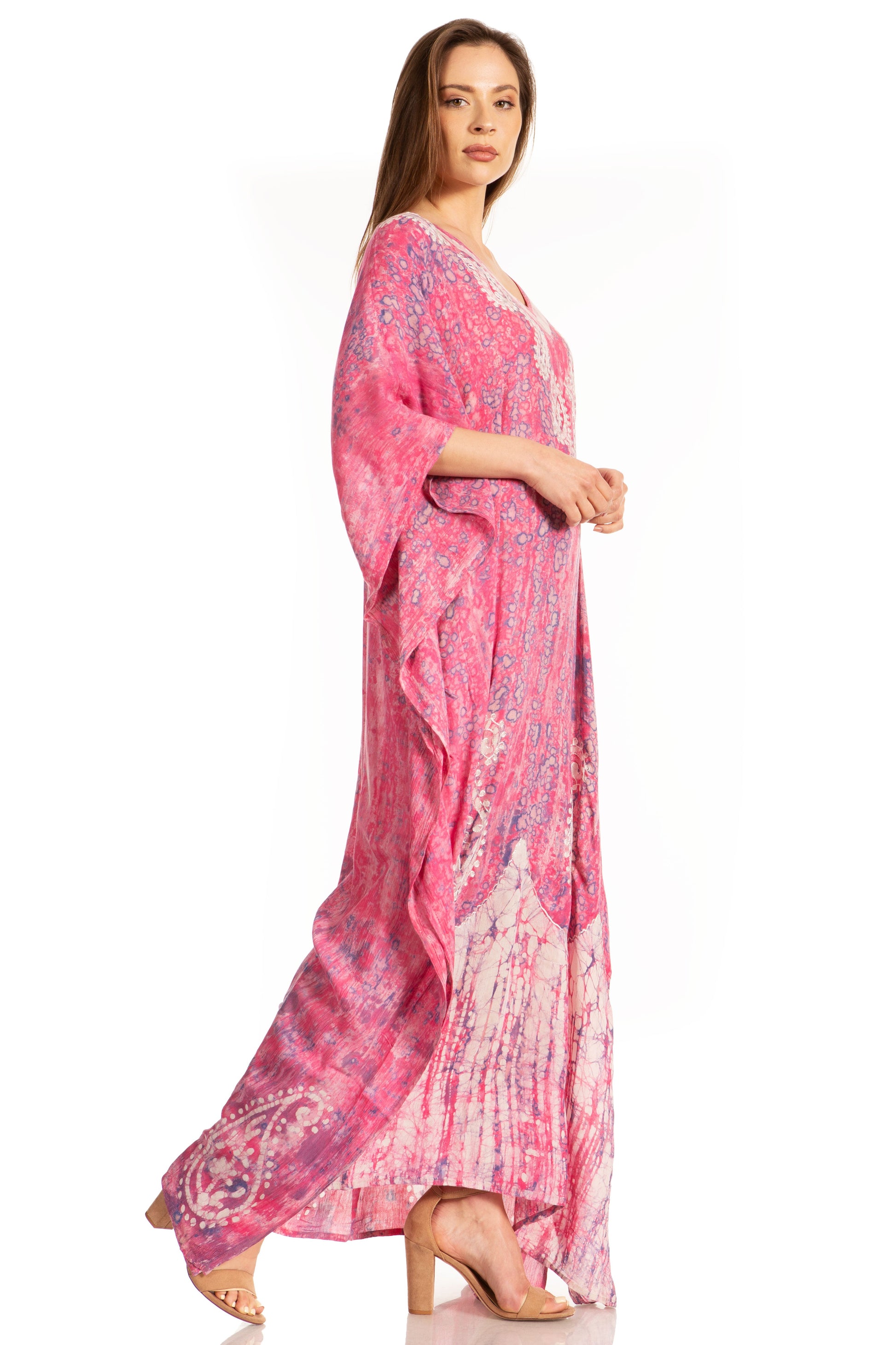 Sakkas Tacy Women's Boho Summer Maxi Dress for Casual or Lounge Wear - Concordia Style Boutique