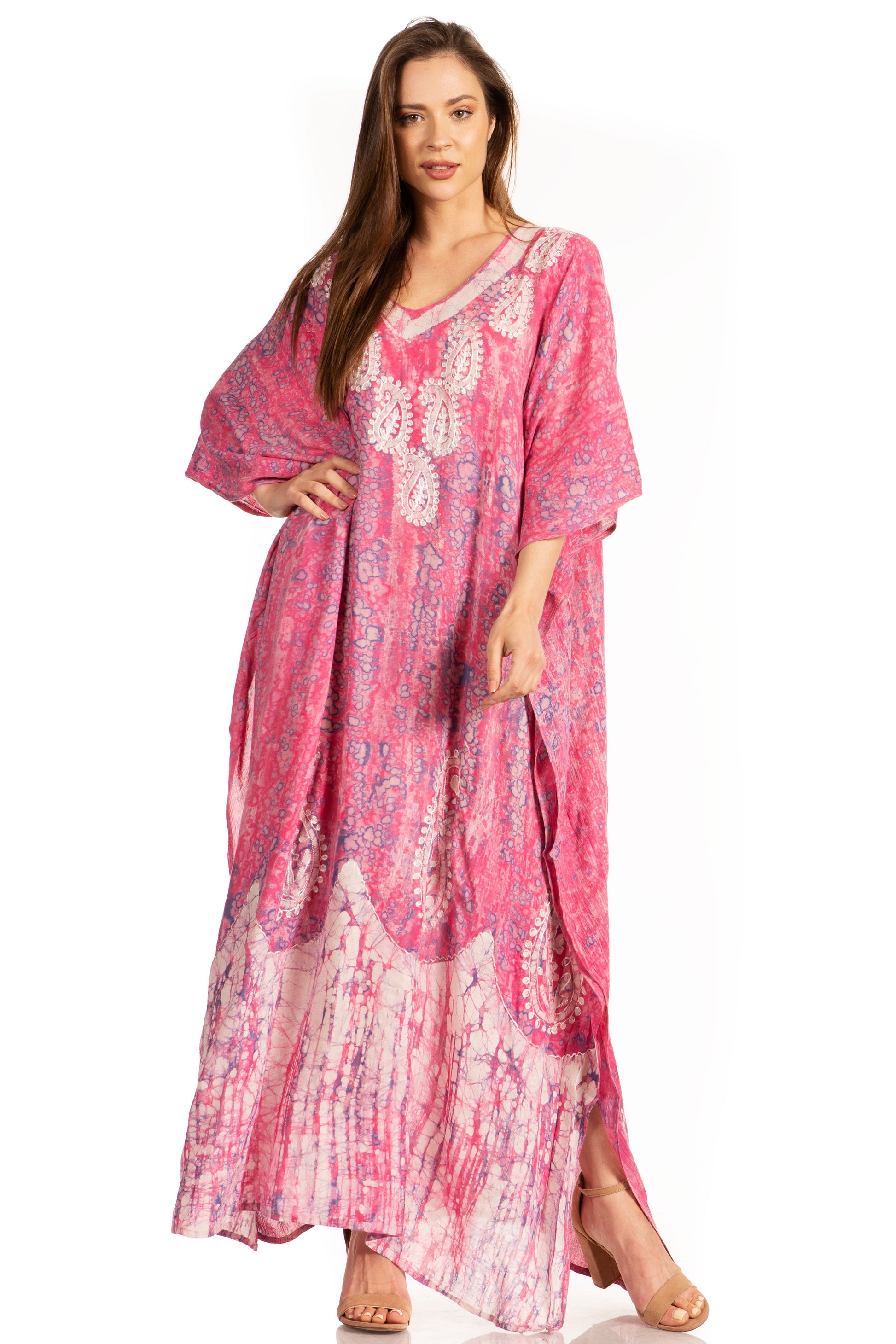 Sakkas Tacy Women's Boho Summer Maxi Dress for Casual or Lounge Wear - Concordia Style Boutique