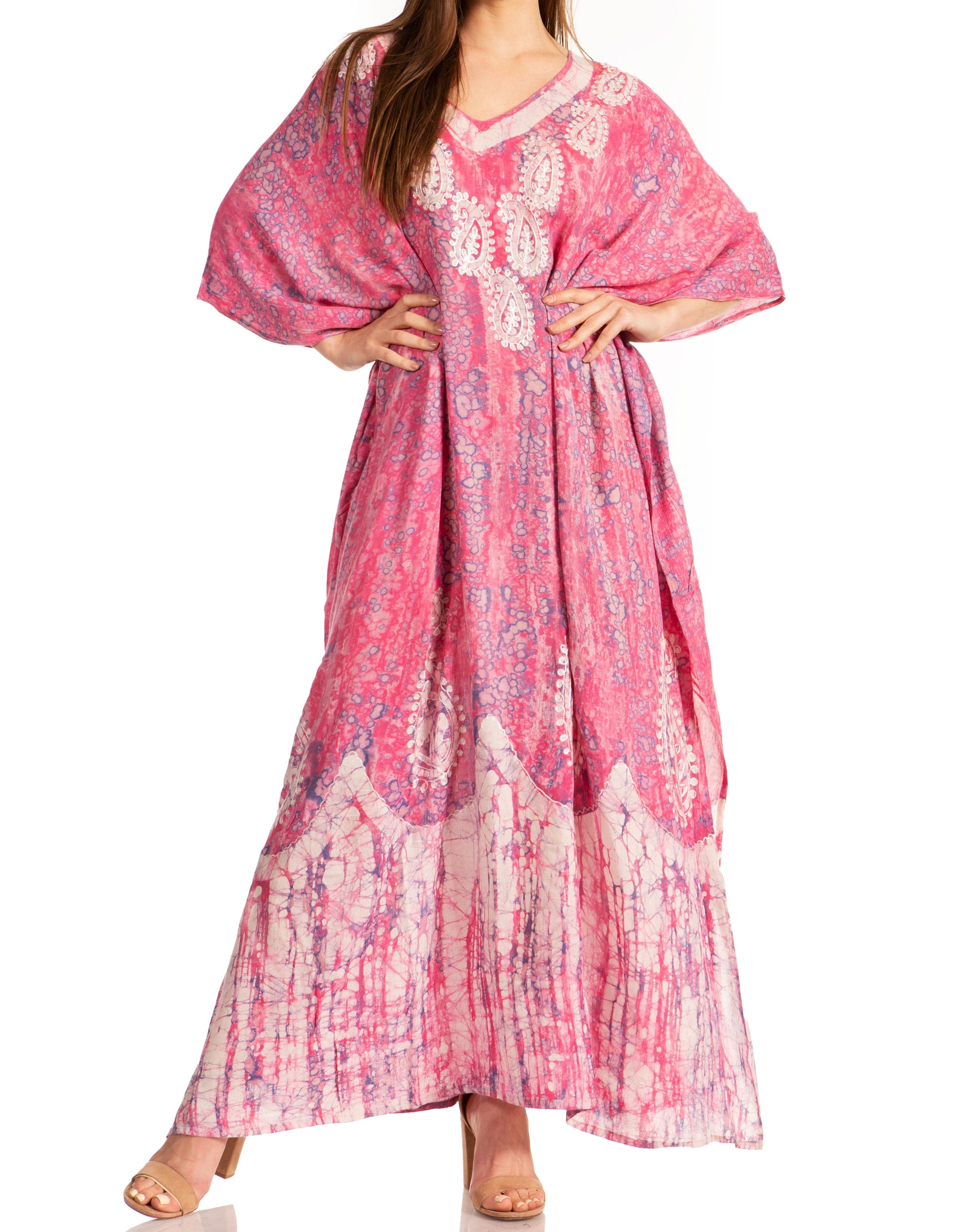 Sakkas Tacy Women's Boho Summer Maxi Dress for Casual or Lounge Wear - Concordia Style Boutique