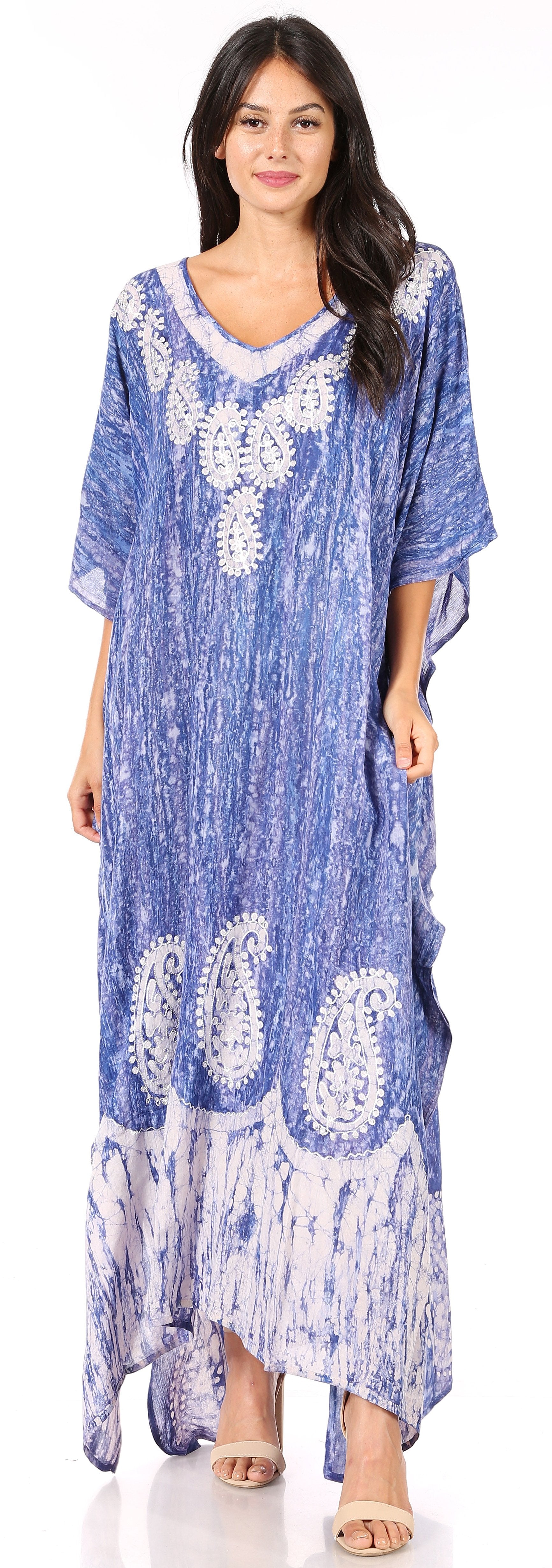 Sakkas Tacy Women's Boho Summer Maxi Dress for Casual or Lounge Wear - Concordia Style Boutique