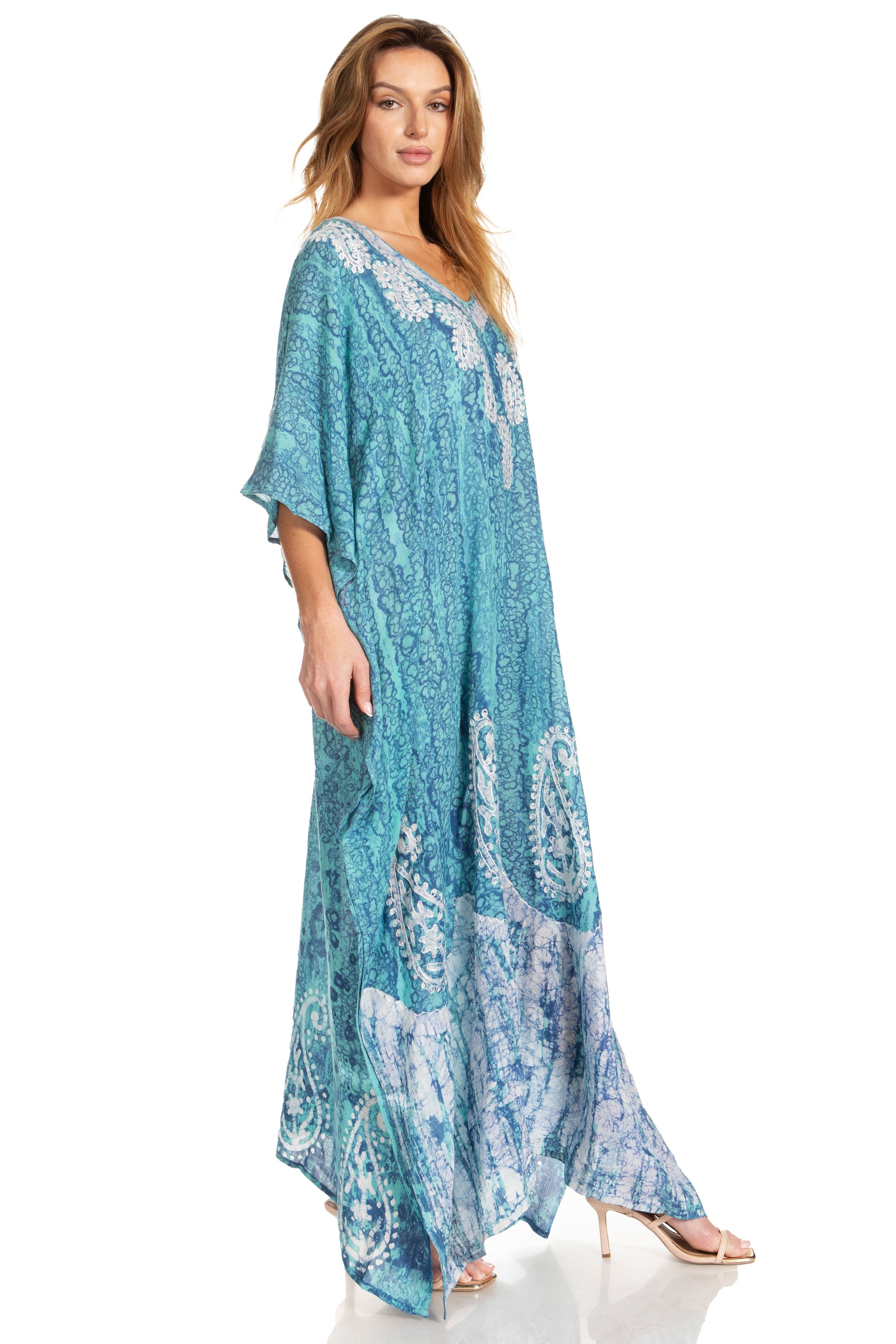 Sakkas Tacy Women's Boho Summer Maxi Dress for Casual or Lounge Wear - Concordia Style Boutique