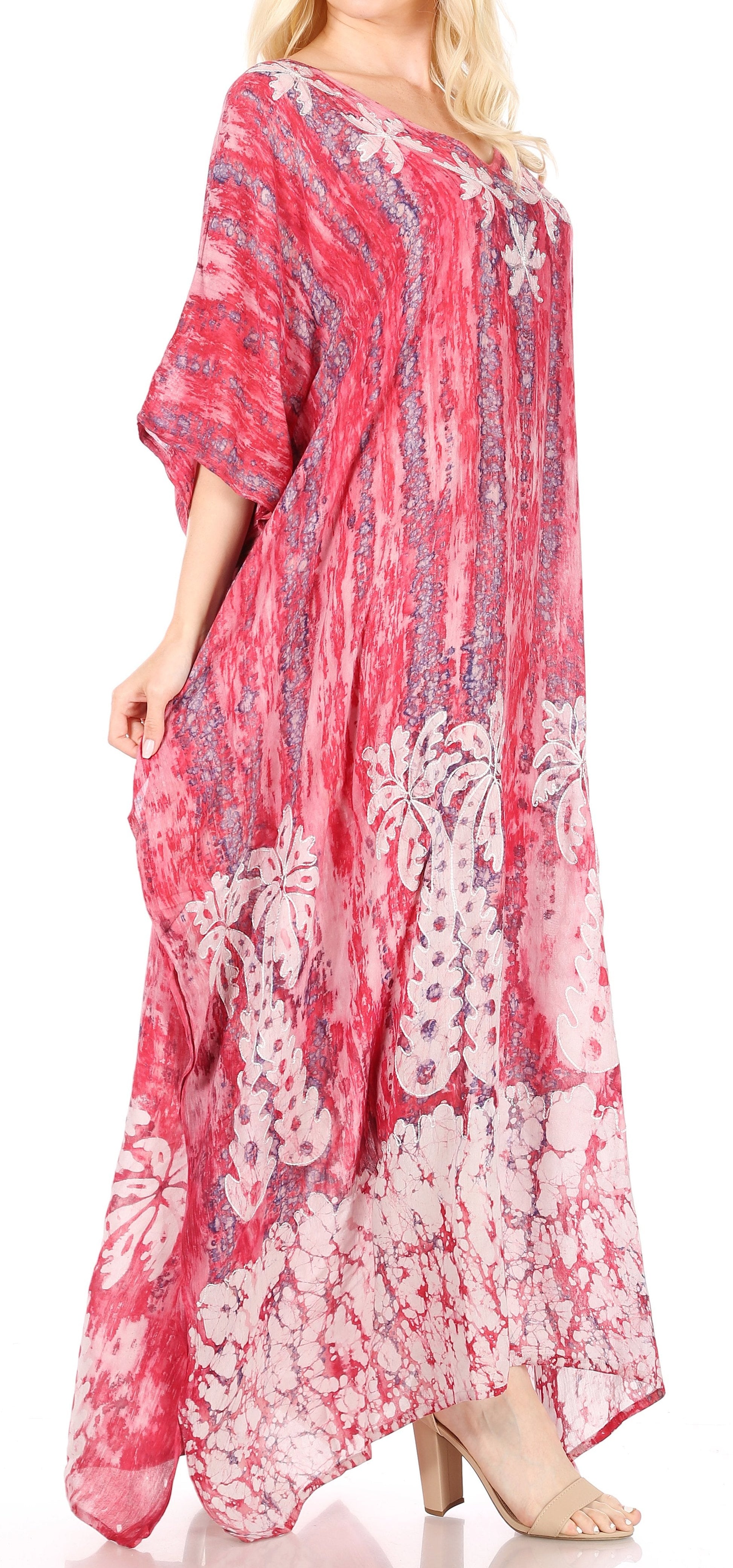 Sakkas Tacy Women's Boho Summer Maxi Dress for Casual or Lounge Wear - Concordia Style Boutique