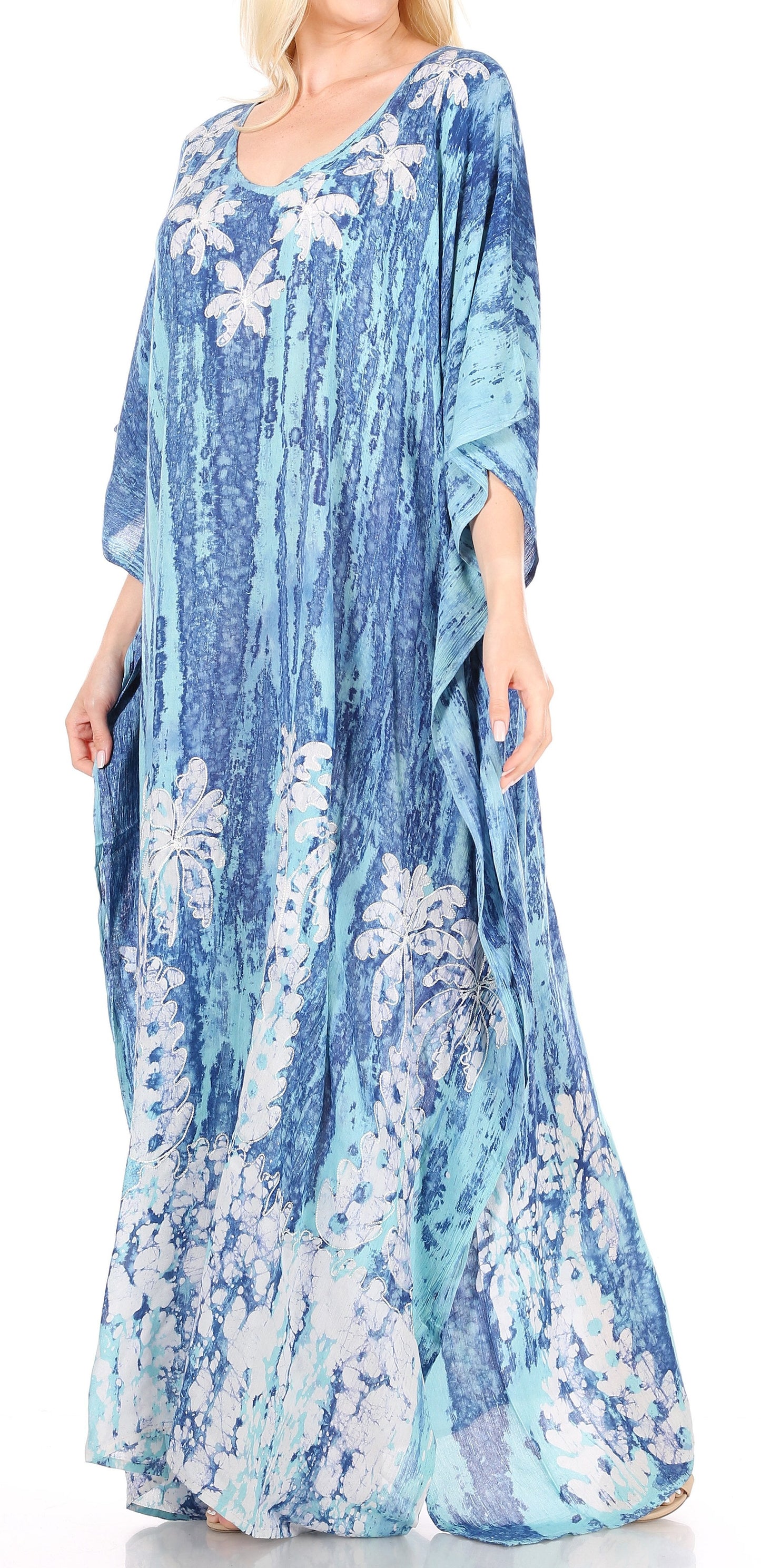 Sakkas Tacy Women's Boho Summer Maxi Dress for Casual or Lounge Wear - Concordia Style Boutique