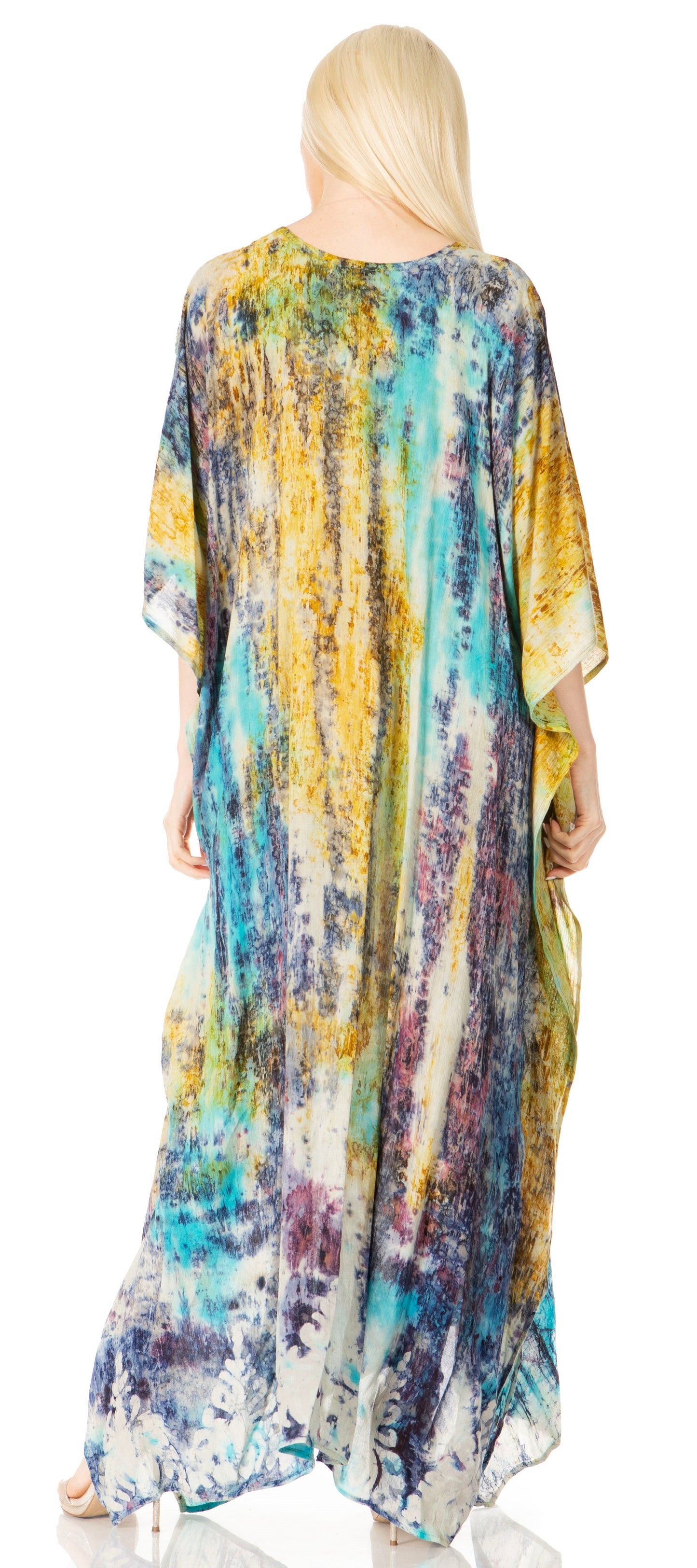 Sakkas Tacy Women's Boho Summer Maxi Dress for Casual or Lounge Wear - Concordia Style Boutique