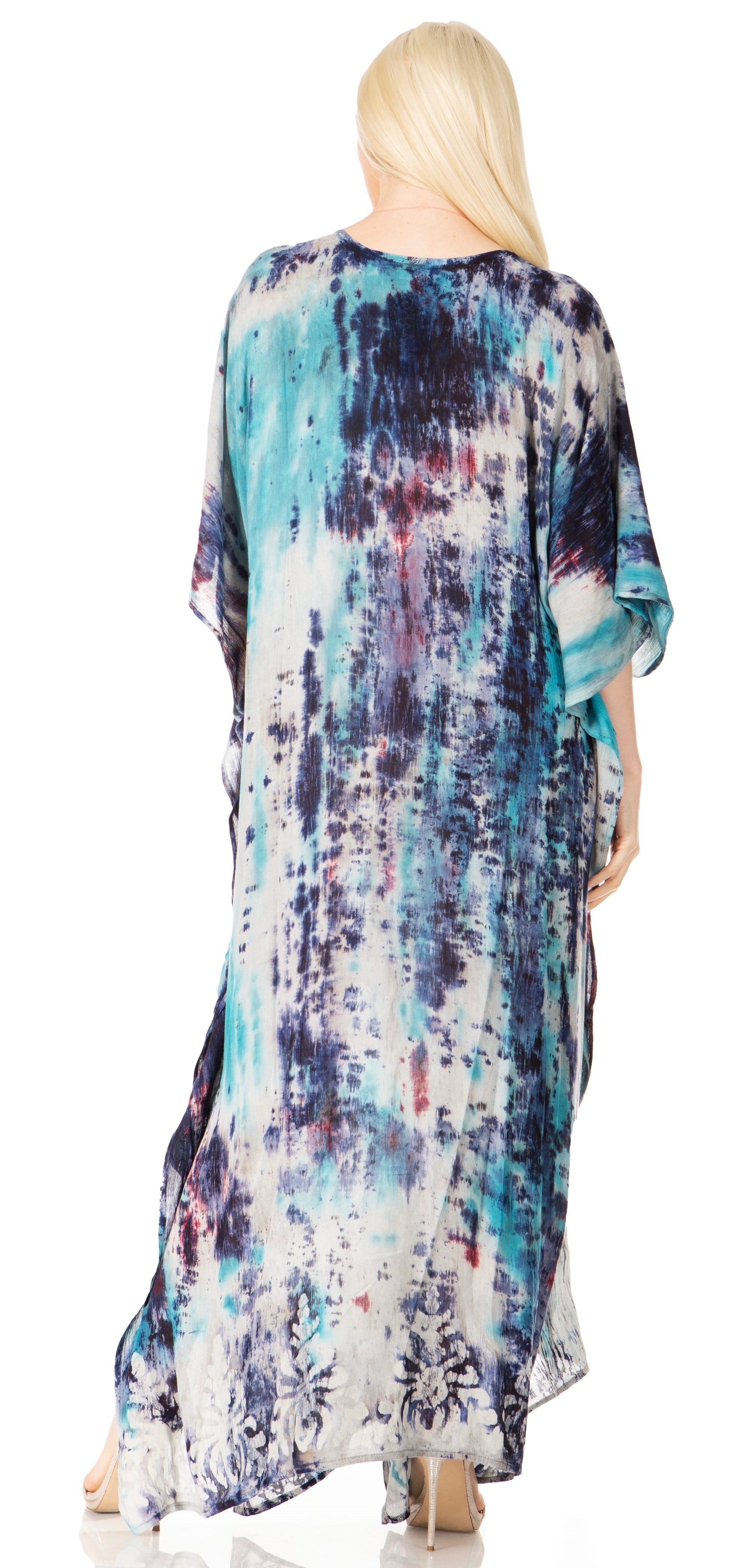 Sakkas Tacy Women's Boho Summer Maxi Dress for Casual or Lounge Wear - Concordia Style Boutique