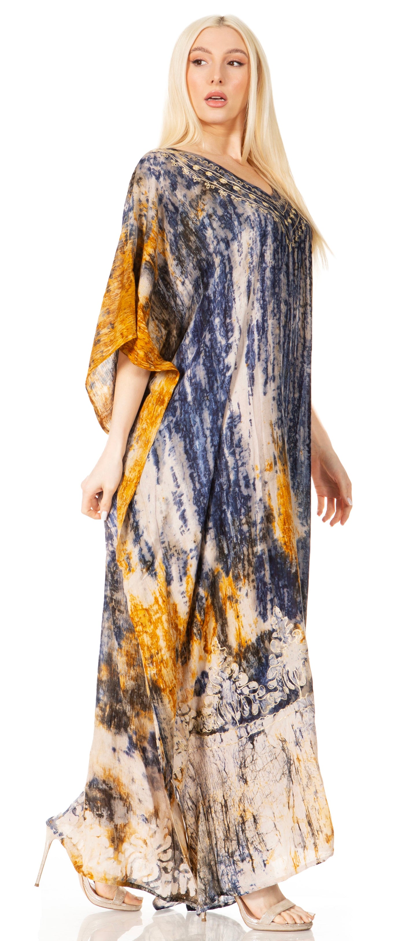 Sakkas Tacy Women's Boho Summer Maxi Dress for Casual or Lounge Wear - Concordia Style Boutique