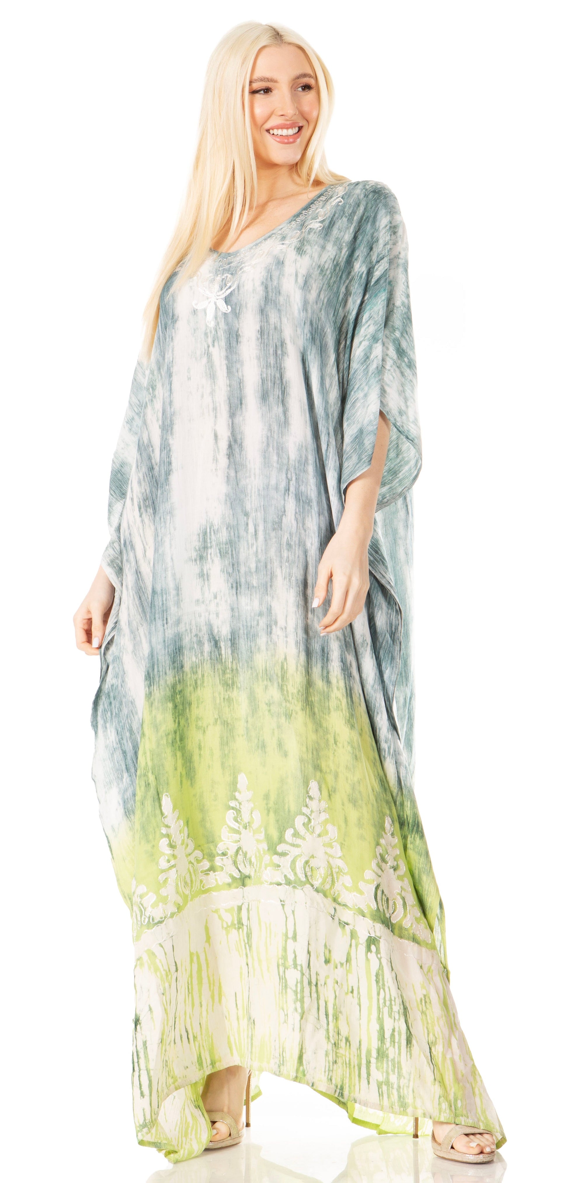 Sakkas Tacy Women's Boho Summer Maxi Dress for Casual or Lounge Wear - Concordia Style Boutique