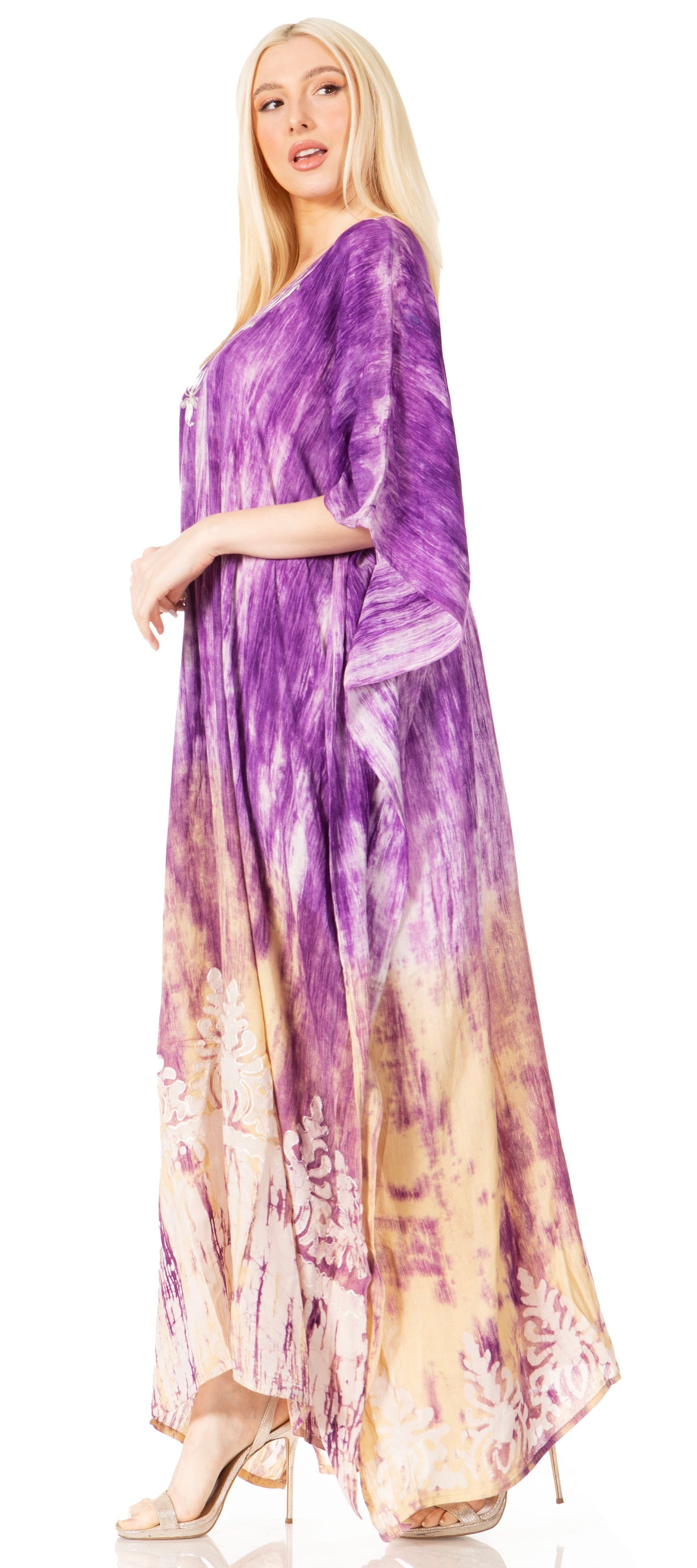 Sakkas Tacy Women's Boho Summer Maxi Dress for Casual or Lounge Wear - Concordia Style Boutique