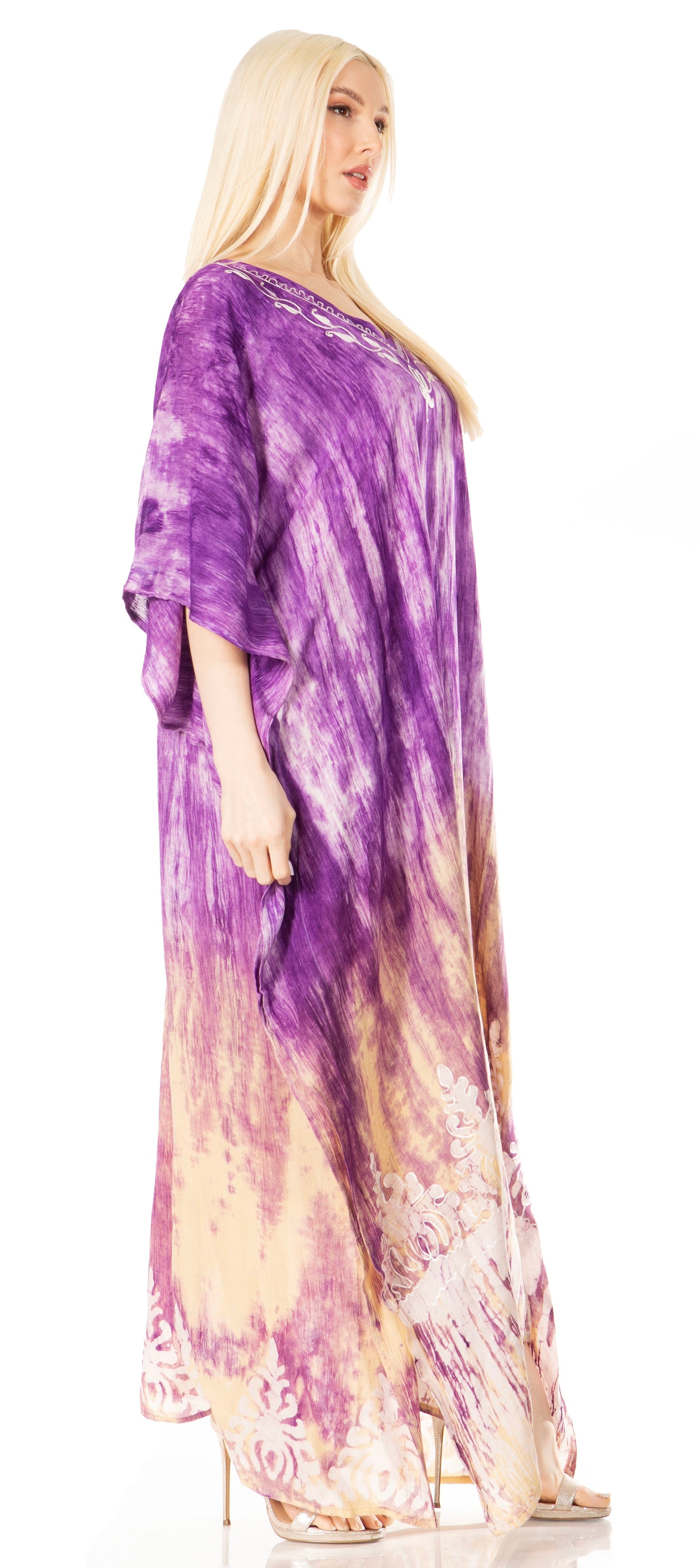 Sakkas Tacy Women's Boho Summer Maxi Dress for Casual or Lounge Wear - Concordia Style Boutique
