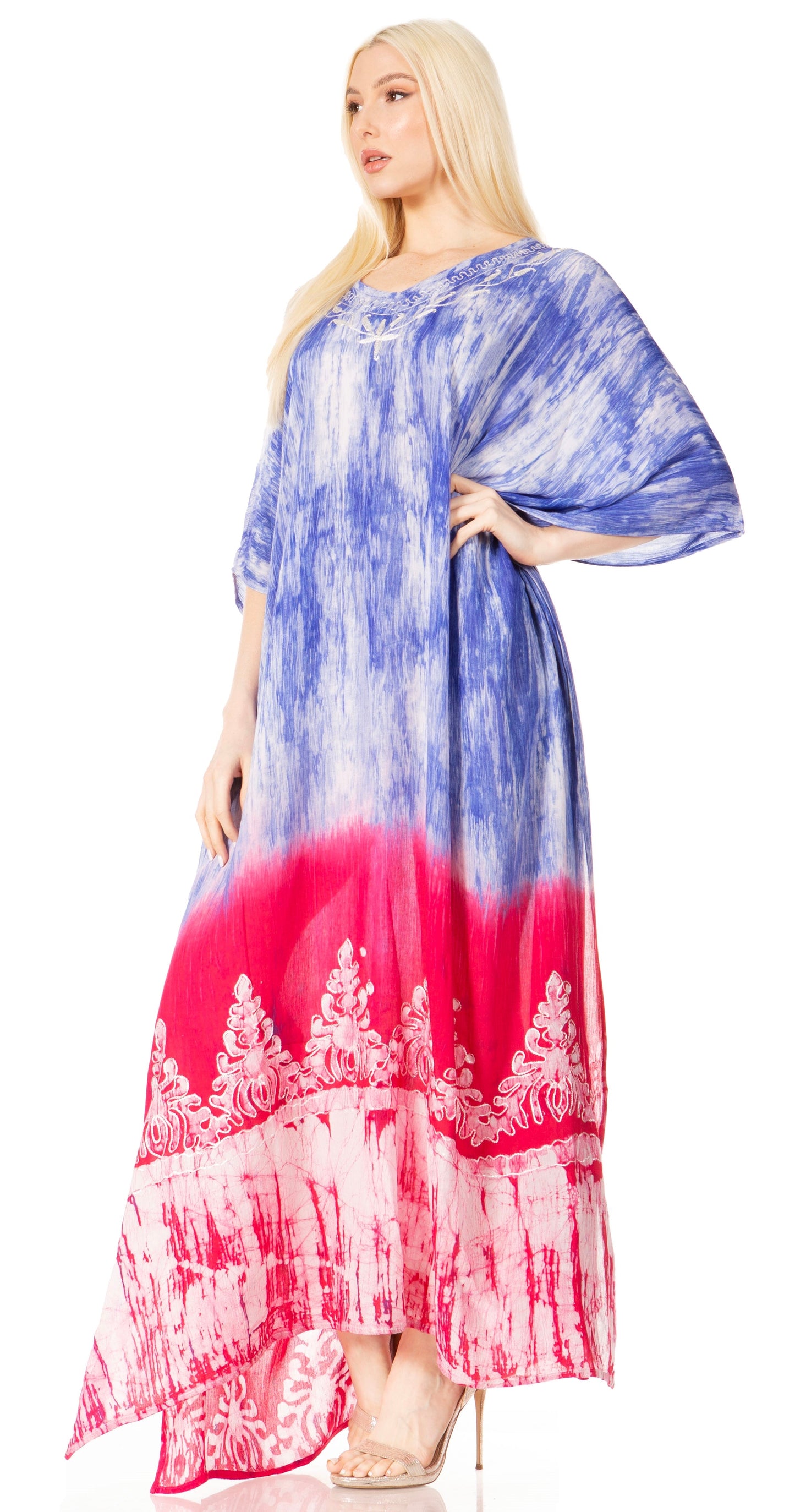 Sakkas Tacy Women's Boho Summer Maxi Dress for Casual or Lounge Wear - Concordia Style Boutique