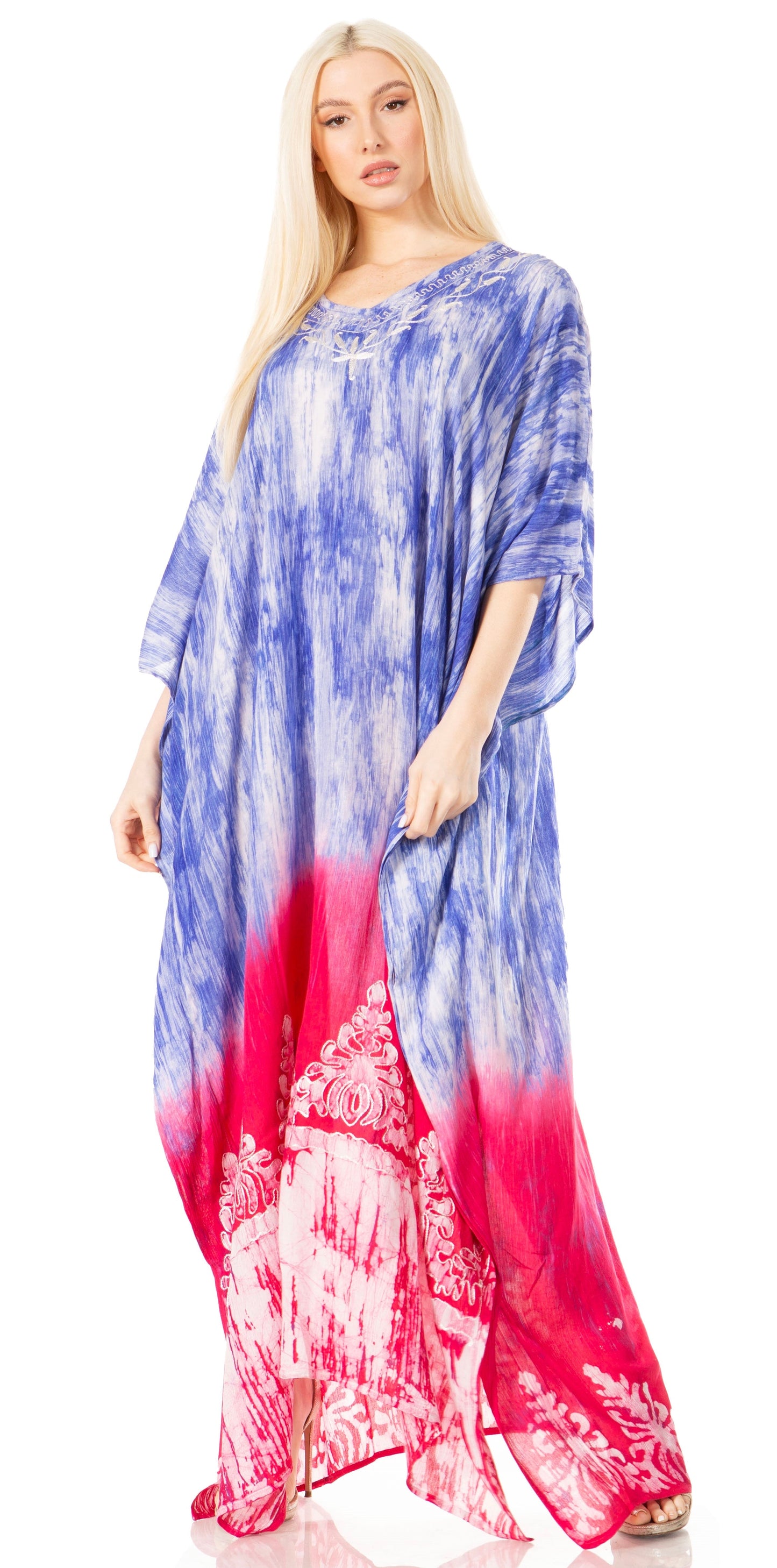 Sakkas Tacy Women's Boho Summer Maxi Dress for Casual or Lounge Wear - Concordia Style Boutique