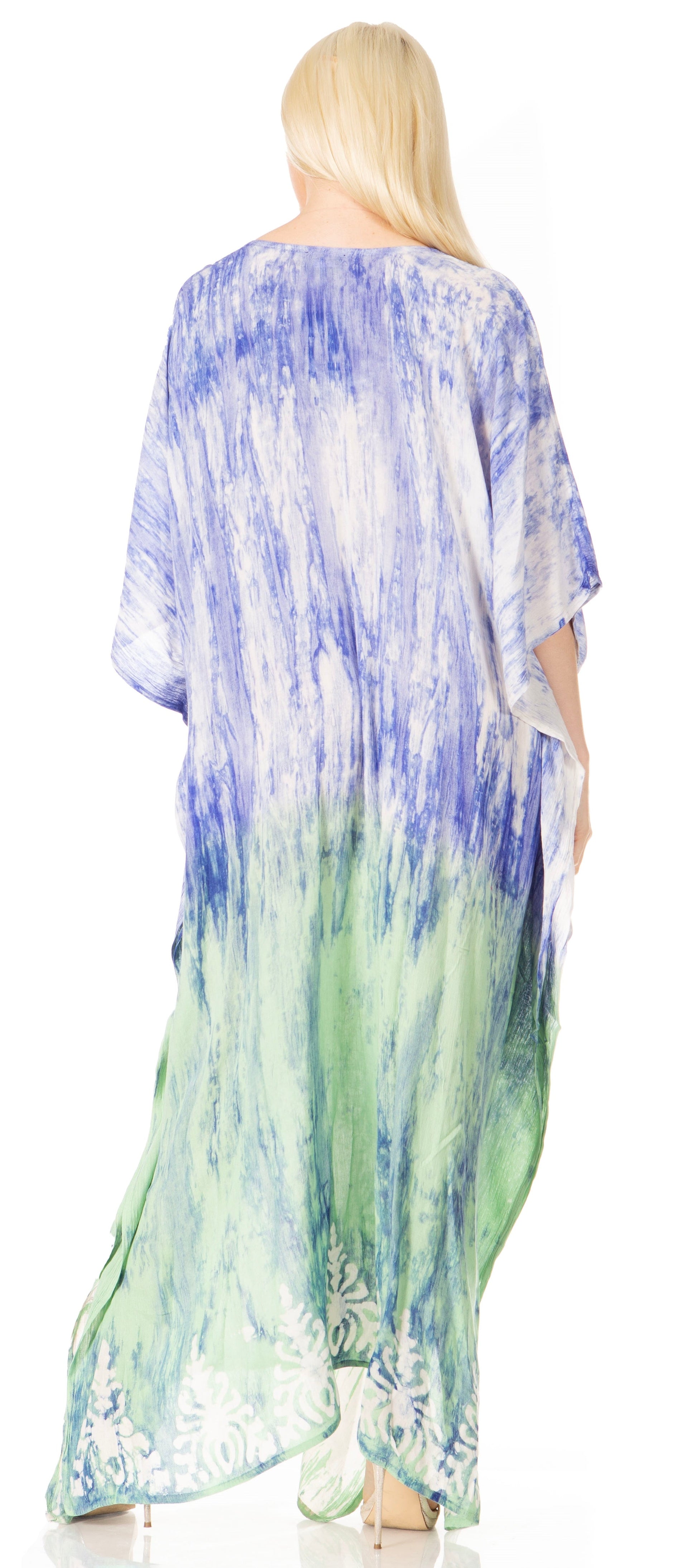 Sakkas Tacy Women's Boho Summer Maxi Dress for Casual or Lounge Wear - Concordia Style Boutique