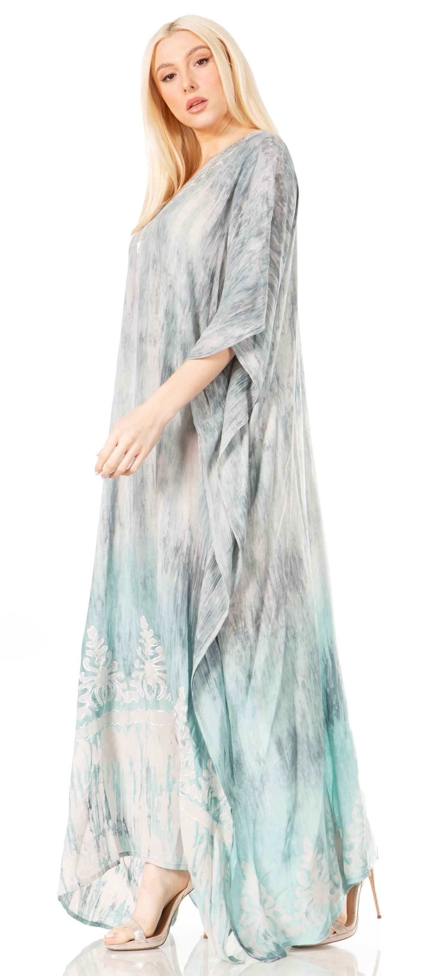 Sakkas Tacy Women's Boho Summer Maxi Dress for Casual or Lounge Wear - Concordia Style Boutique