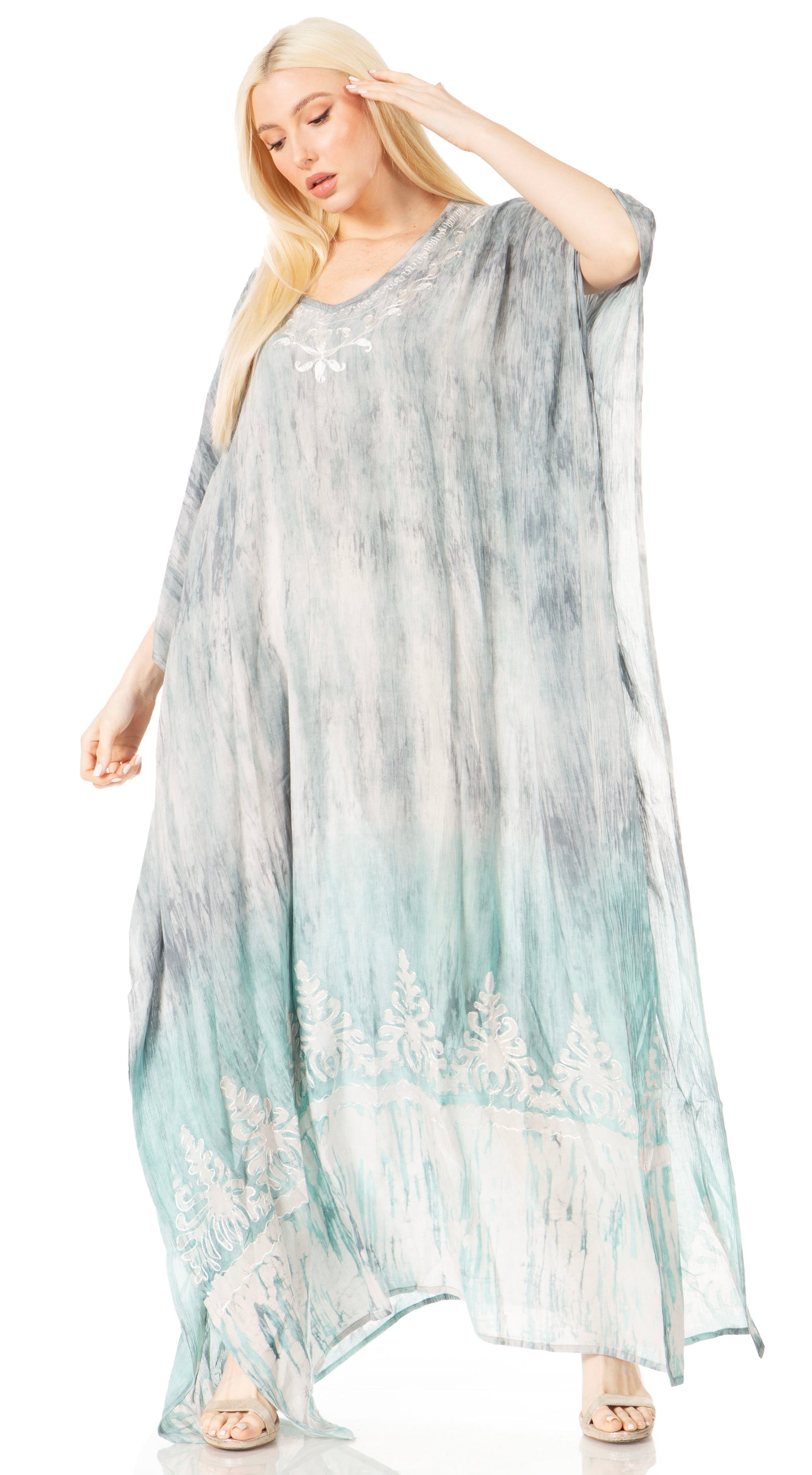 Sakkas Tacy Women's Boho Summer Maxi Dress for Casual or Lounge Wear - Concordia Style Boutique