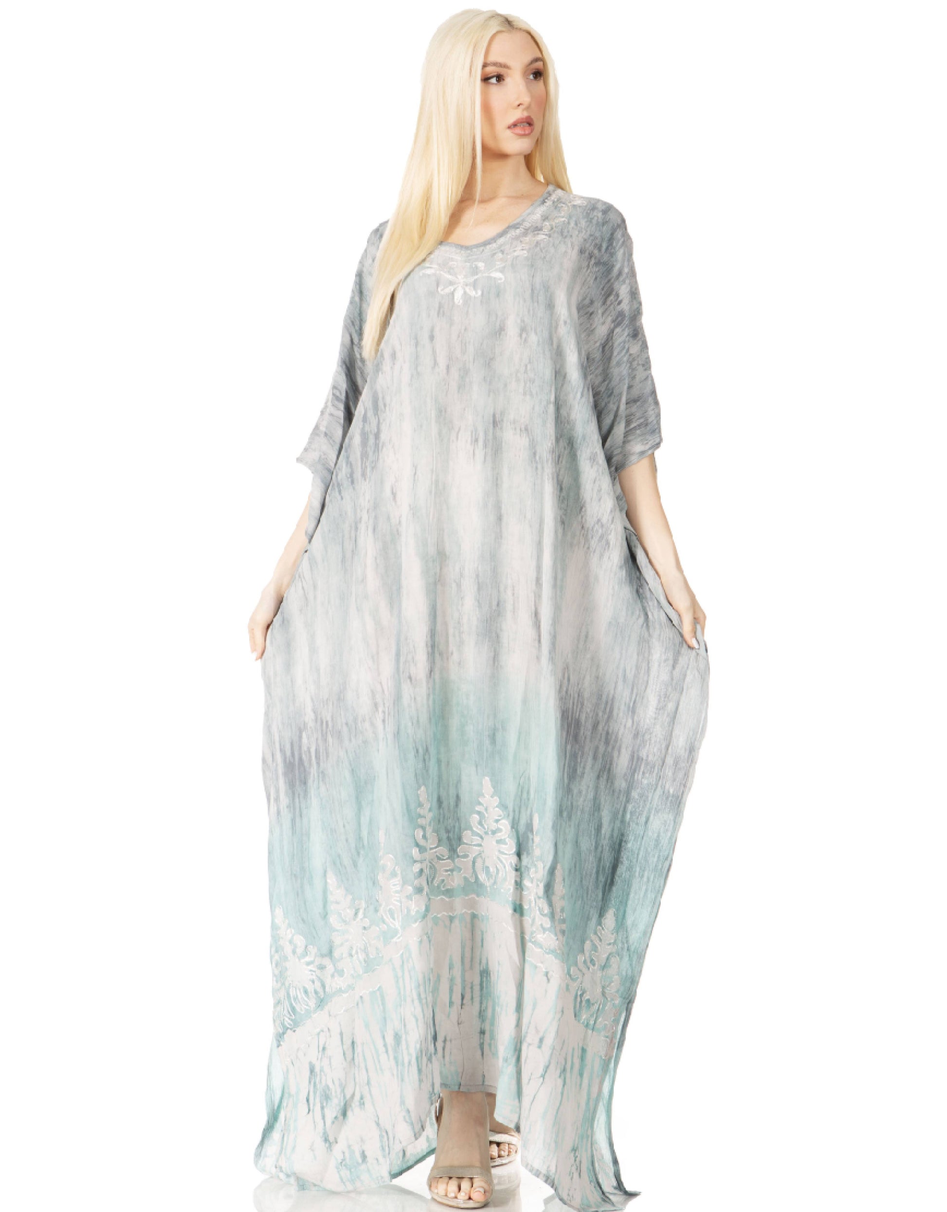 Sakkas Tacy Women's Boho Summer Maxi Dress for Casual or Lounge Wear - Concordia Style Boutique