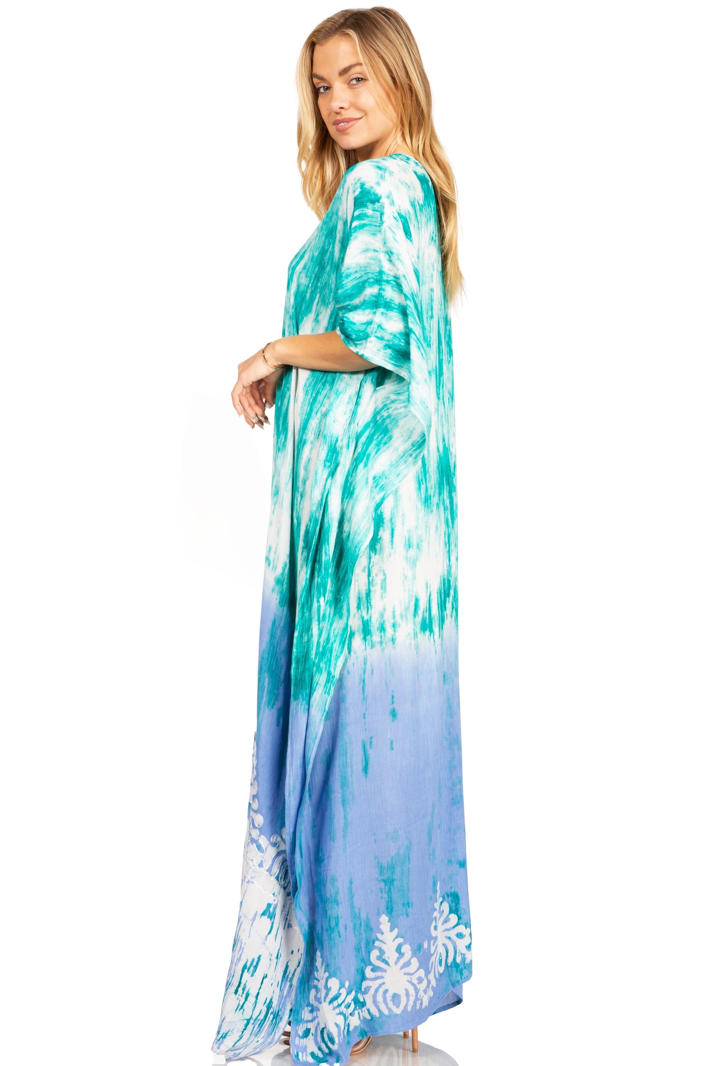 Sakkas Tacy Women's Boho Summer Maxi Dress for Casual or Lounge Wear - Concordia Style Boutique
