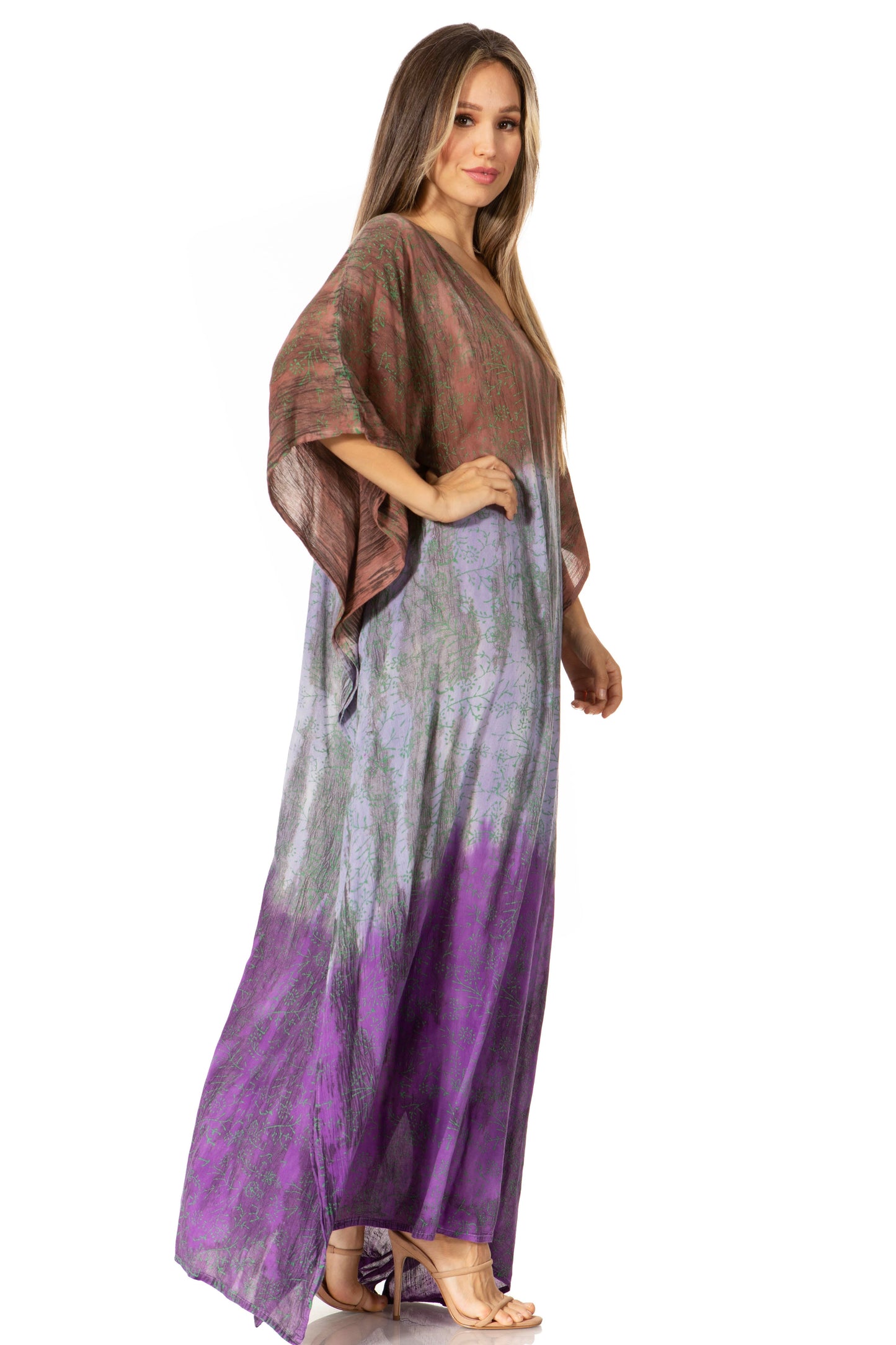 Sakkas Tacy Women's Boho Summer Maxi Dress for Casual or Lounge Wear - Concordia Style Boutique