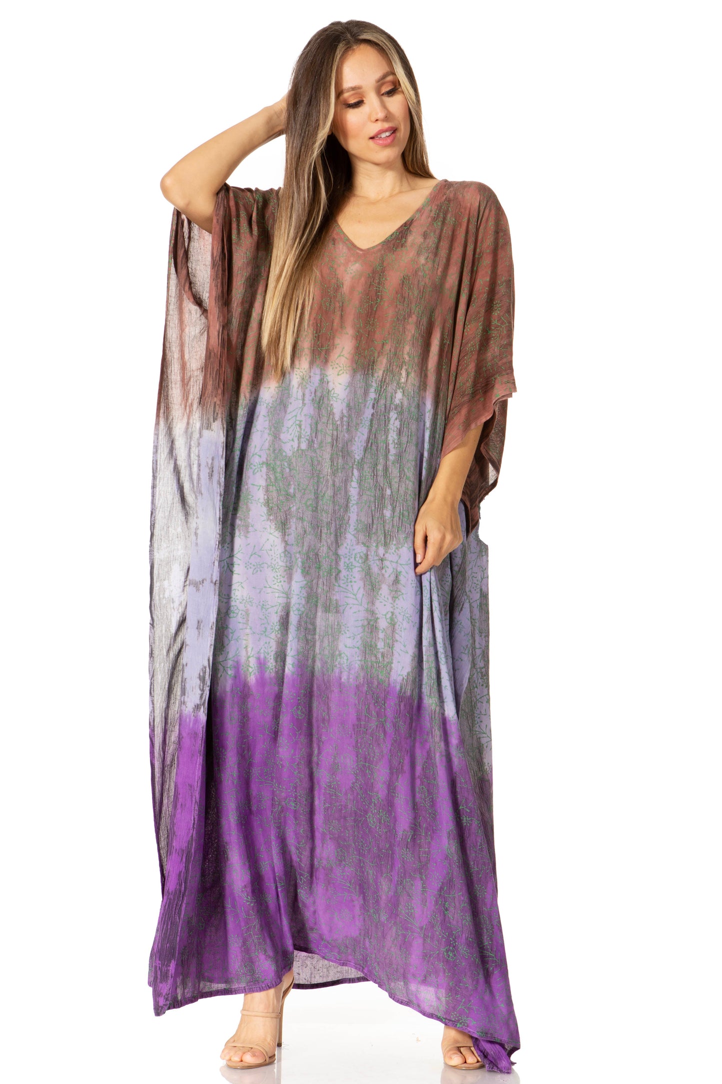 Sakkas Tacy Women's Boho Summer Maxi Dress for Casual or Lounge Wear - Concordia Style Boutique