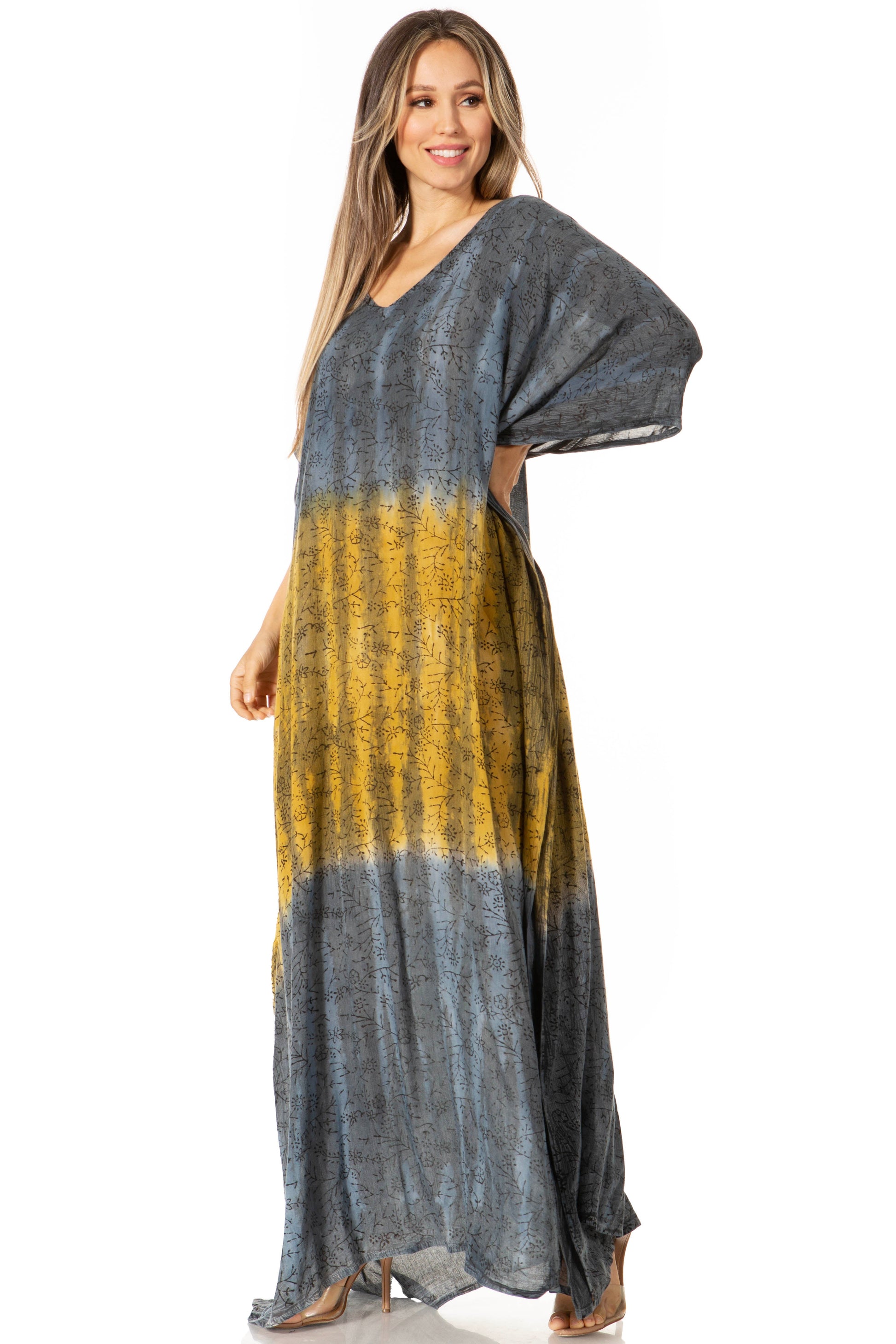 Sakkas Tacy Women's Boho Summer Maxi Dress for Casual or Lounge Wear - Concordia Style Boutique