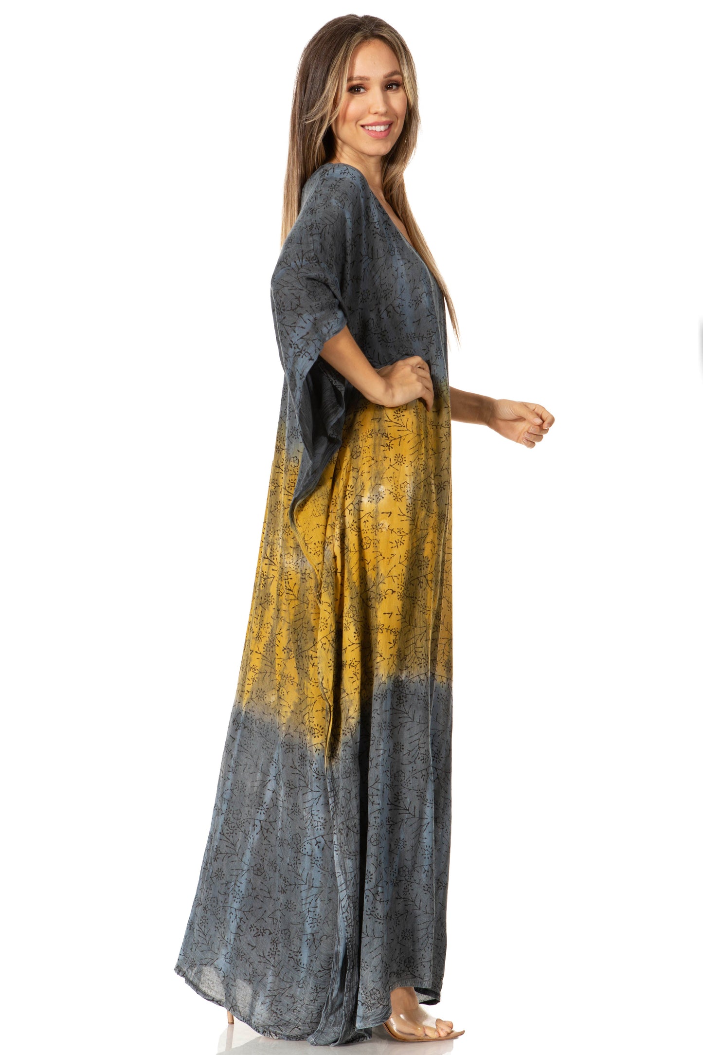 Sakkas Tacy Women's Boho Summer Maxi Dress for Casual or Lounge Wear - Concordia Style Boutique