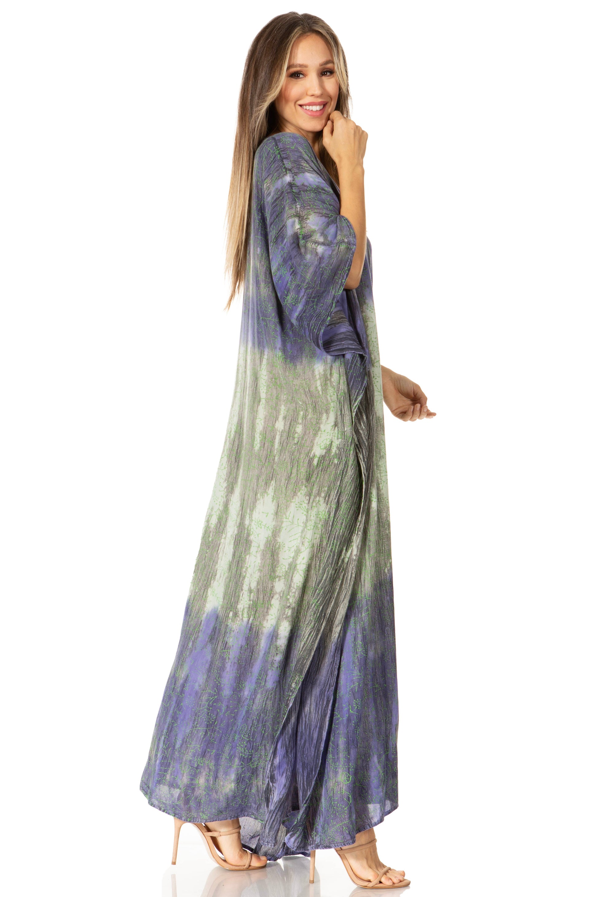 Sakkas Tacy Women's Boho Summer Maxi Dress for Casual or Lounge Wear - Concordia Style Boutique