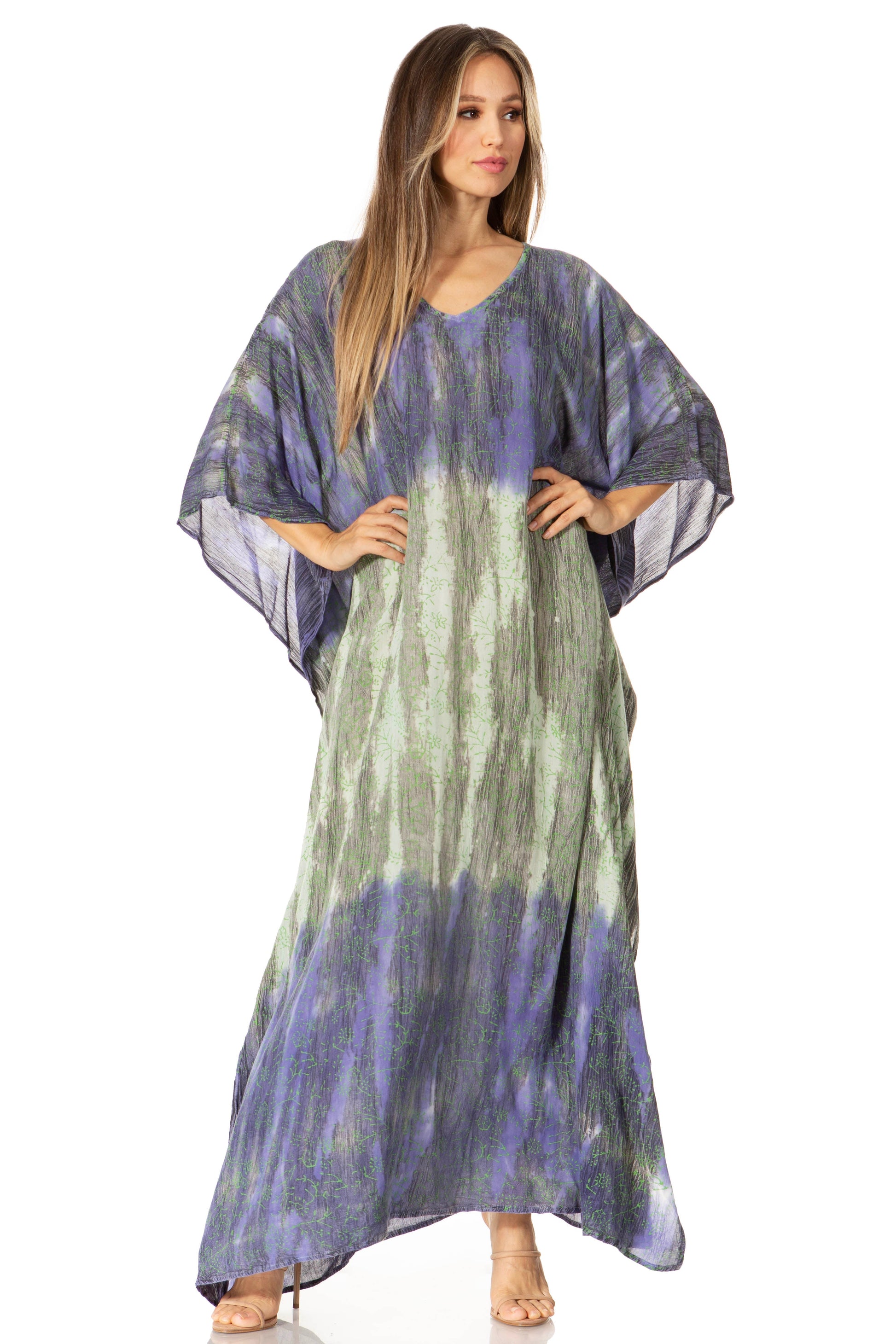 Sakkas Tacy Women's Boho Summer Maxi Dress for Casual or Lounge Wear - Concordia Style Boutique