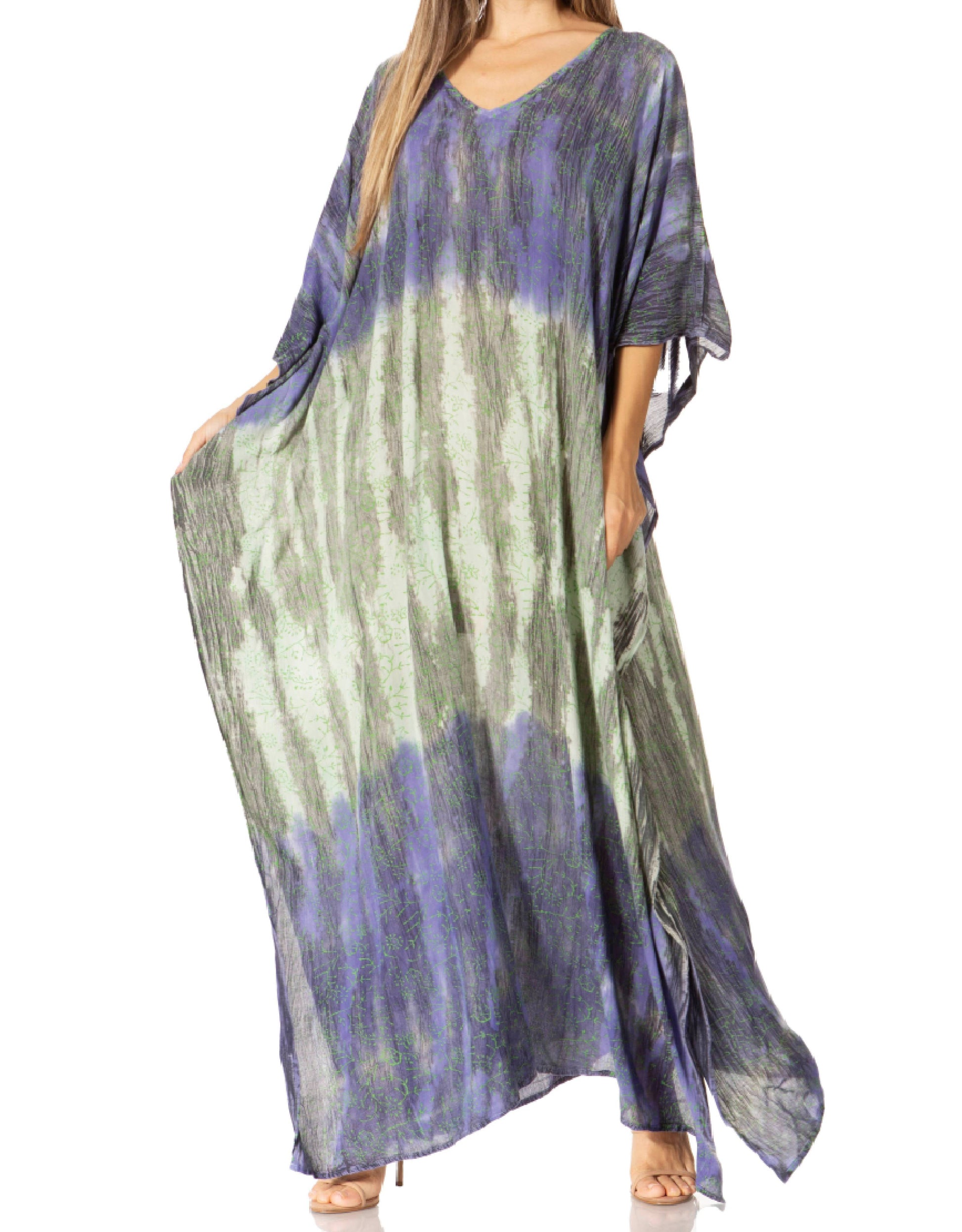 Sakkas Tacy Women's Boho Summer Maxi Dress for Casual or Lounge Wear - Concordia Style Boutique