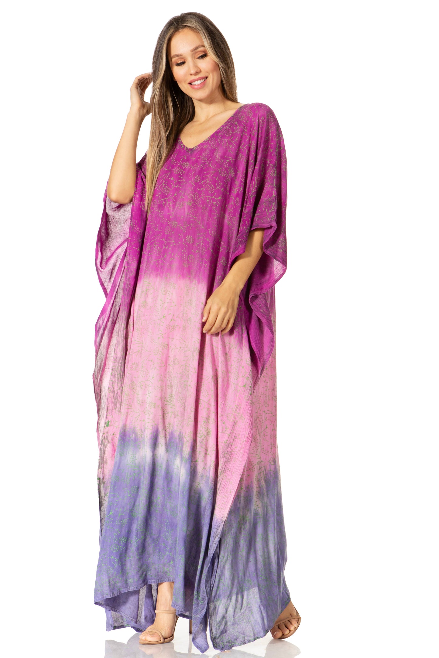 Sakkas Tacy Women's Boho Summer Maxi Dress for Casual or Lounge Wear - Concordia Style Boutique