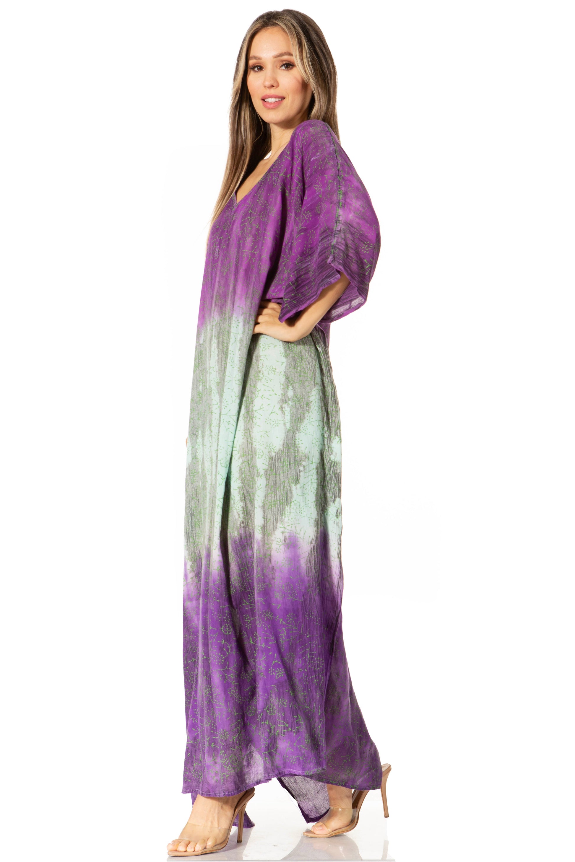 Sakkas Tacy Women's Boho Summer Maxi Dress for Casual or Lounge Wear - Concordia Style Boutique