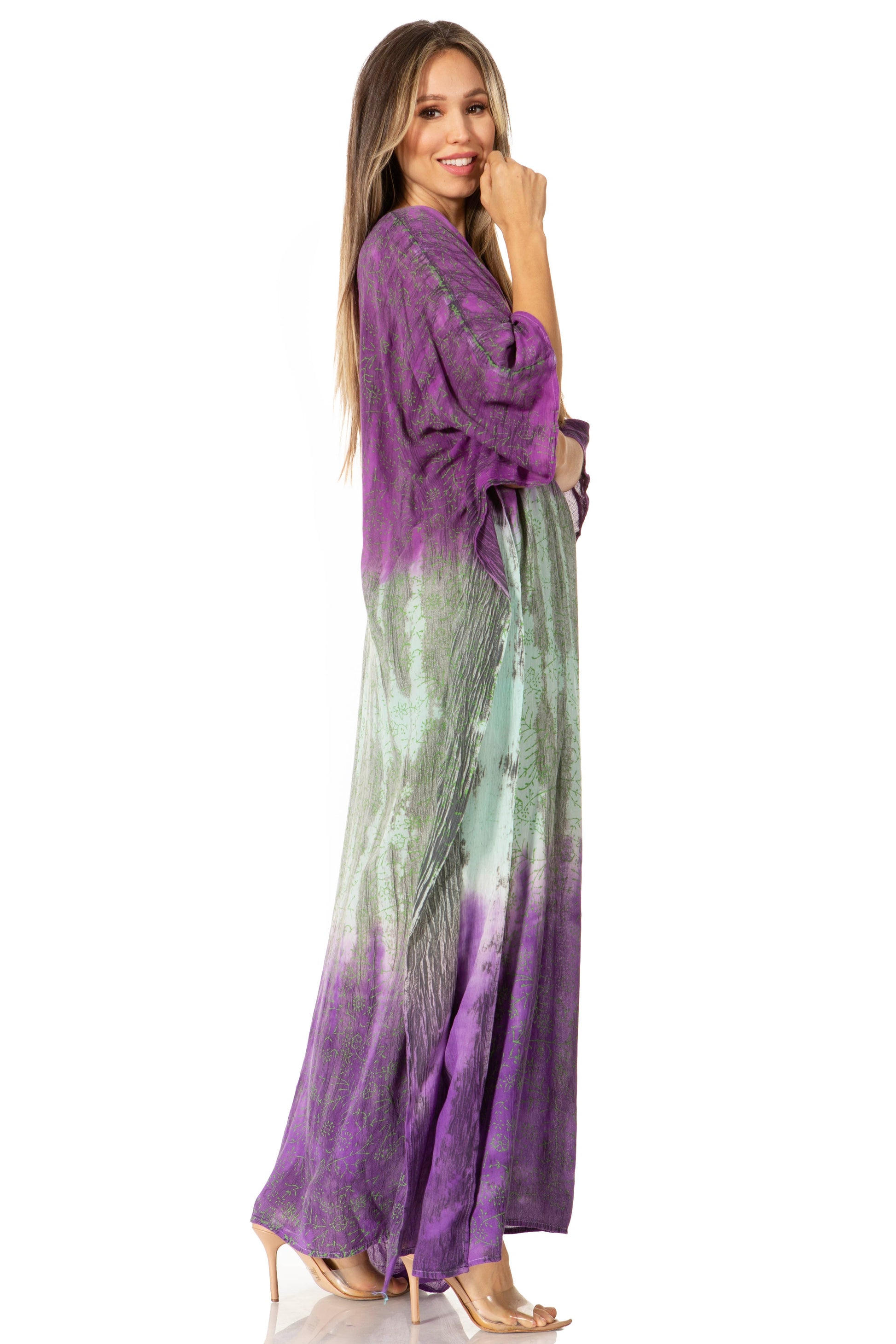 Sakkas Tacy Women's Boho Summer Maxi Dress for Casual or Lounge Wear - Concordia Style Boutique