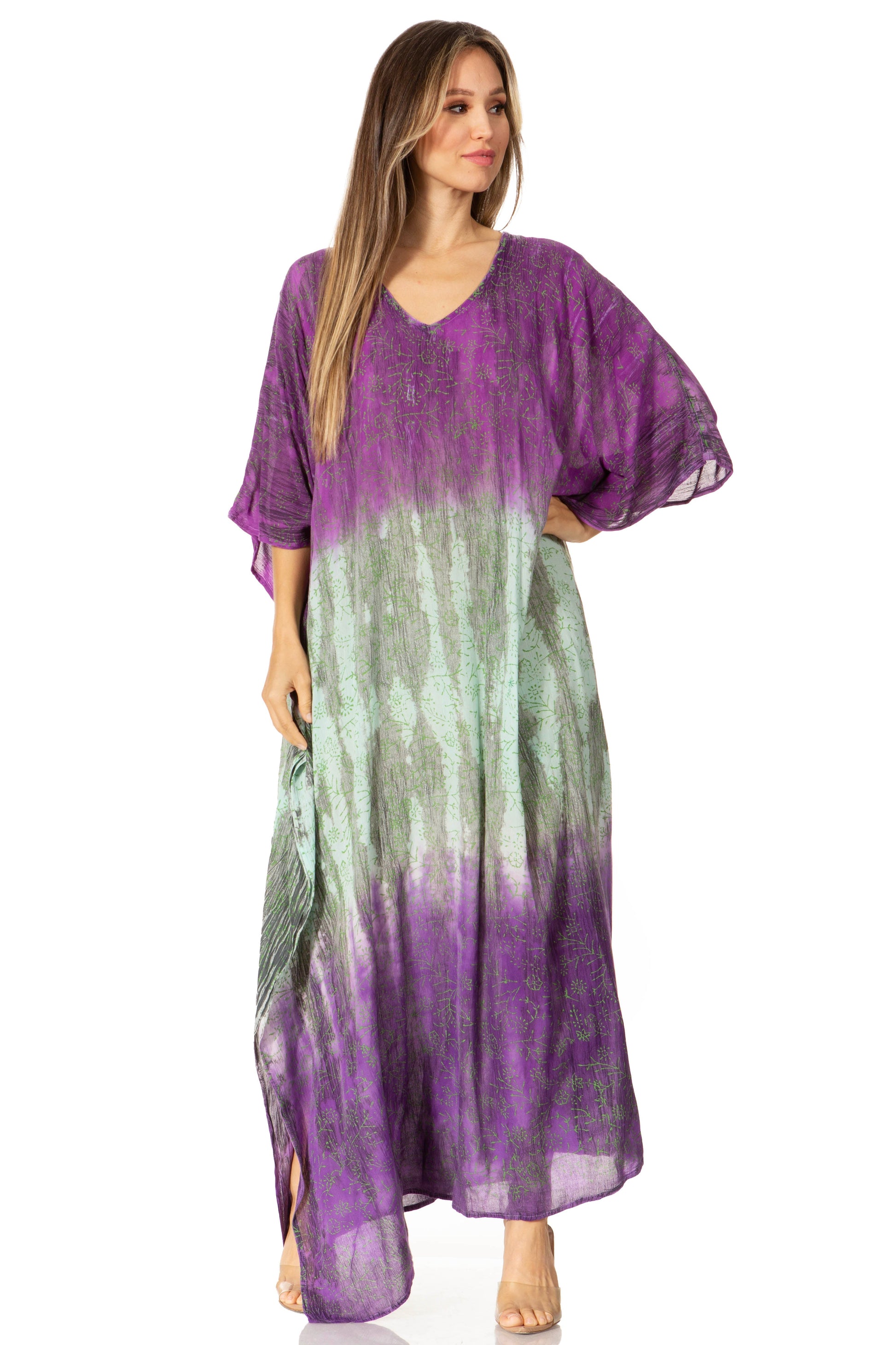 Sakkas Tacy Women's Boho Summer Maxi Dress for Casual or Lounge Wear - Concordia Style Boutique