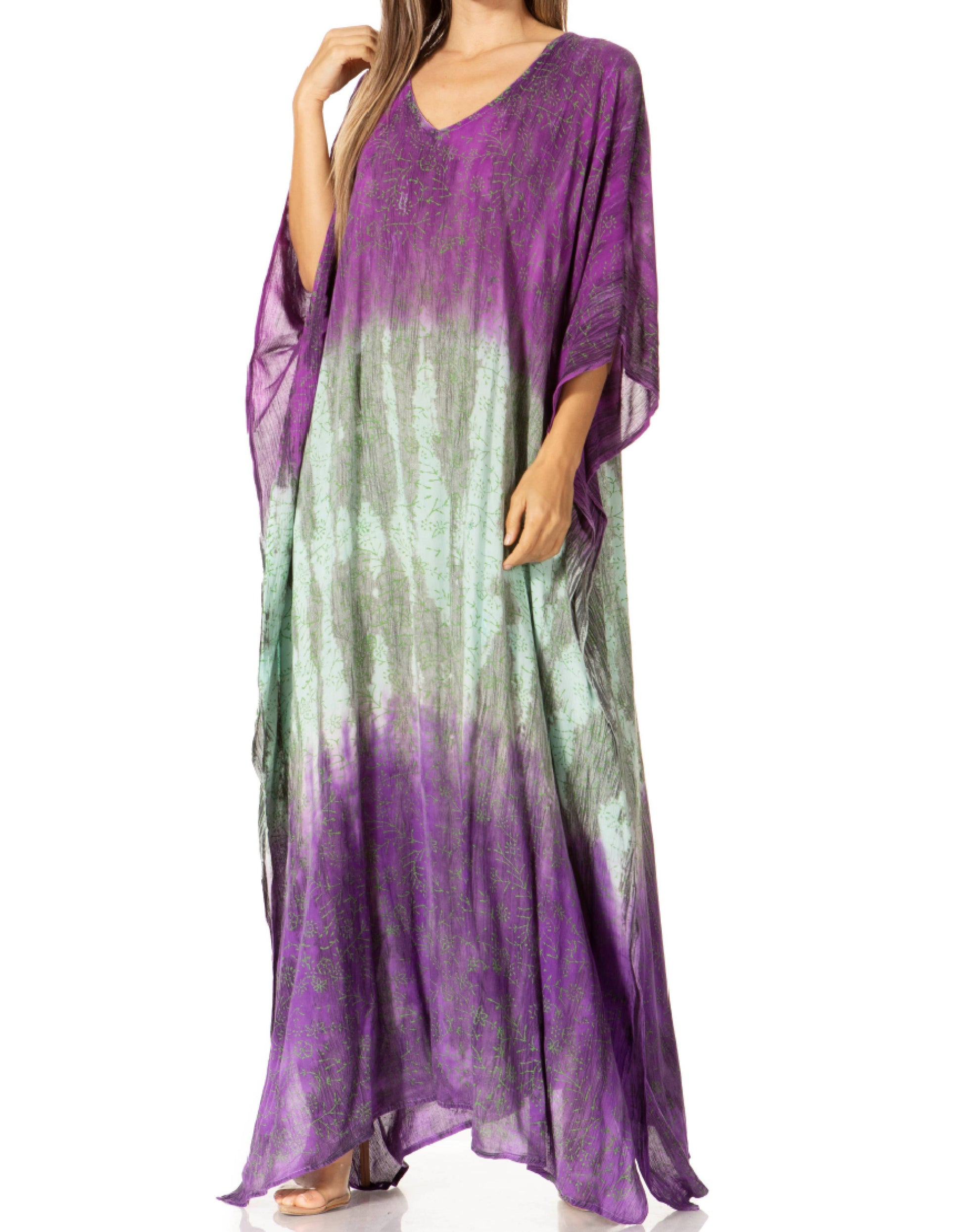 Sakkas Tacy Women's Boho Summer Maxi Dress for Casual or Lounge Wear - Concordia Style Boutique