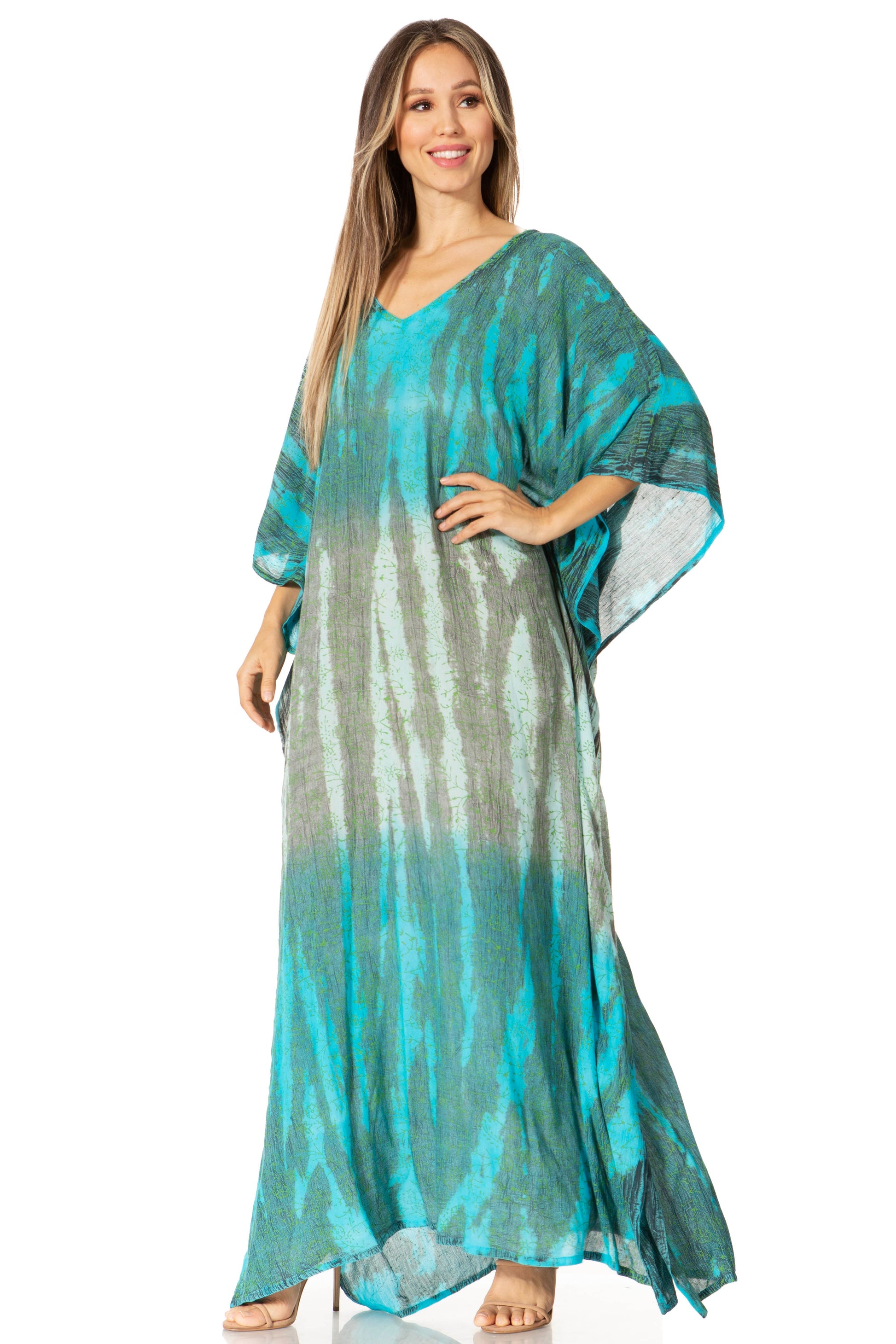 Sakkas Tacy Women's Boho Summer Maxi Dress for Casual or Lounge Wear - Concordia Style Boutique