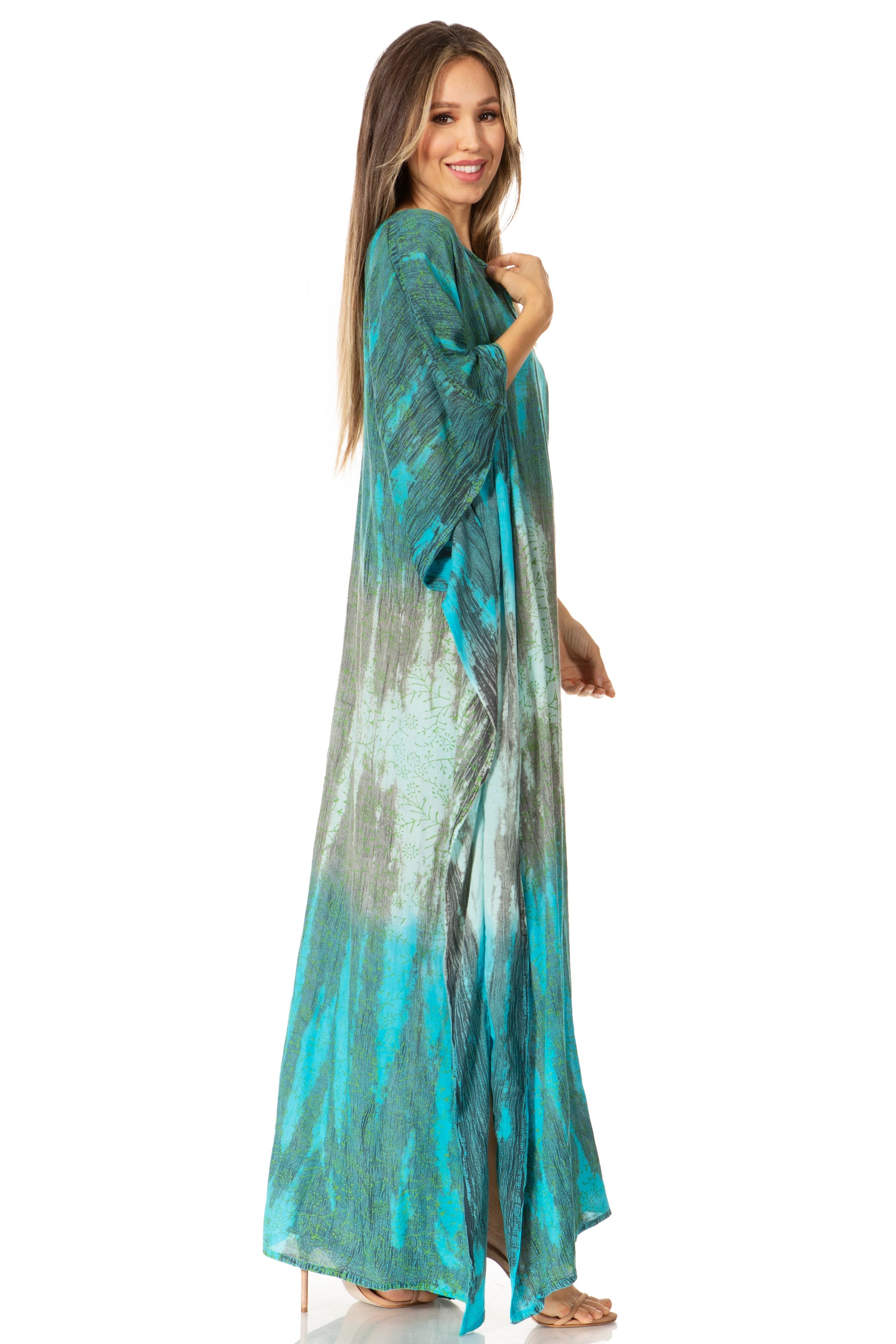 Sakkas Tacy Women's Boho Summer Maxi Dress for Casual or Lounge Wear - Concordia Style Boutique