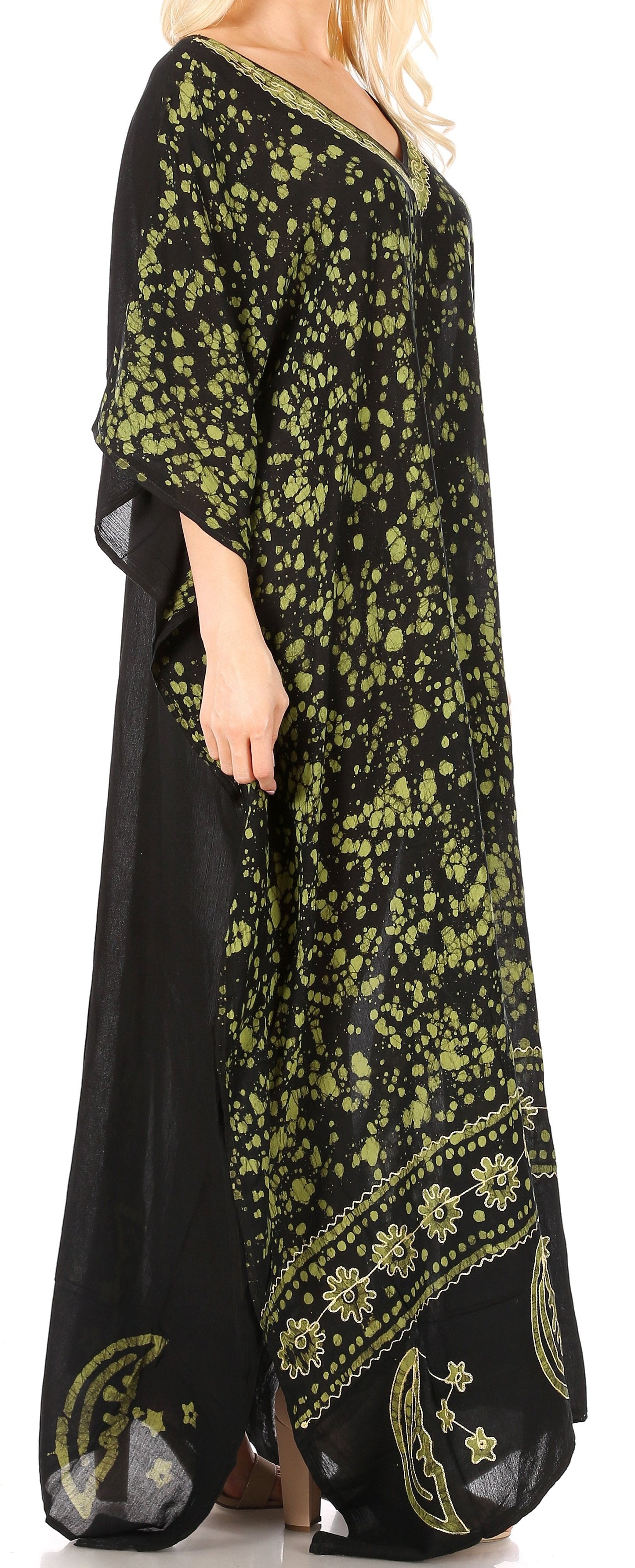 Sakkas Tacy Women's Boho Summer Maxi Dress for Casual or Lounge Wear - Concordia Style Boutique
