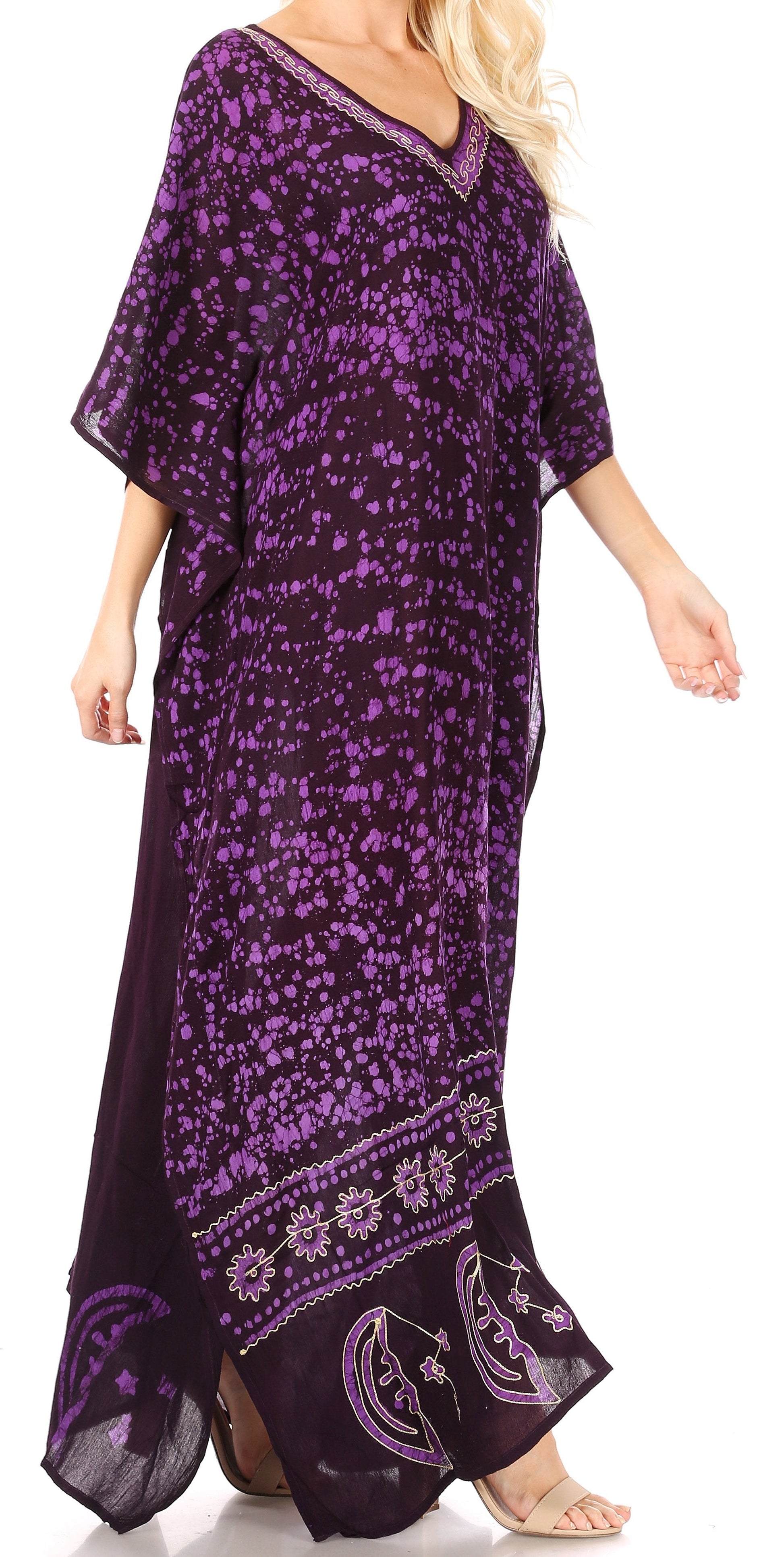 Sakkas Tacy Women's Boho Summer Maxi Dress for Casual or Lounge Wear - Concordia Style Boutique