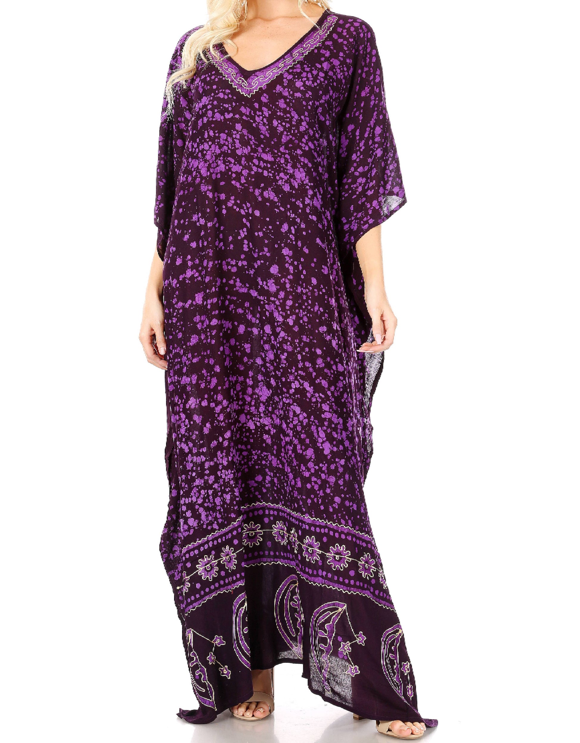 Sakkas Tacy Women's Boho Summer Maxi Dress for Casual or Lounge Wear - Concordia Style Boutique